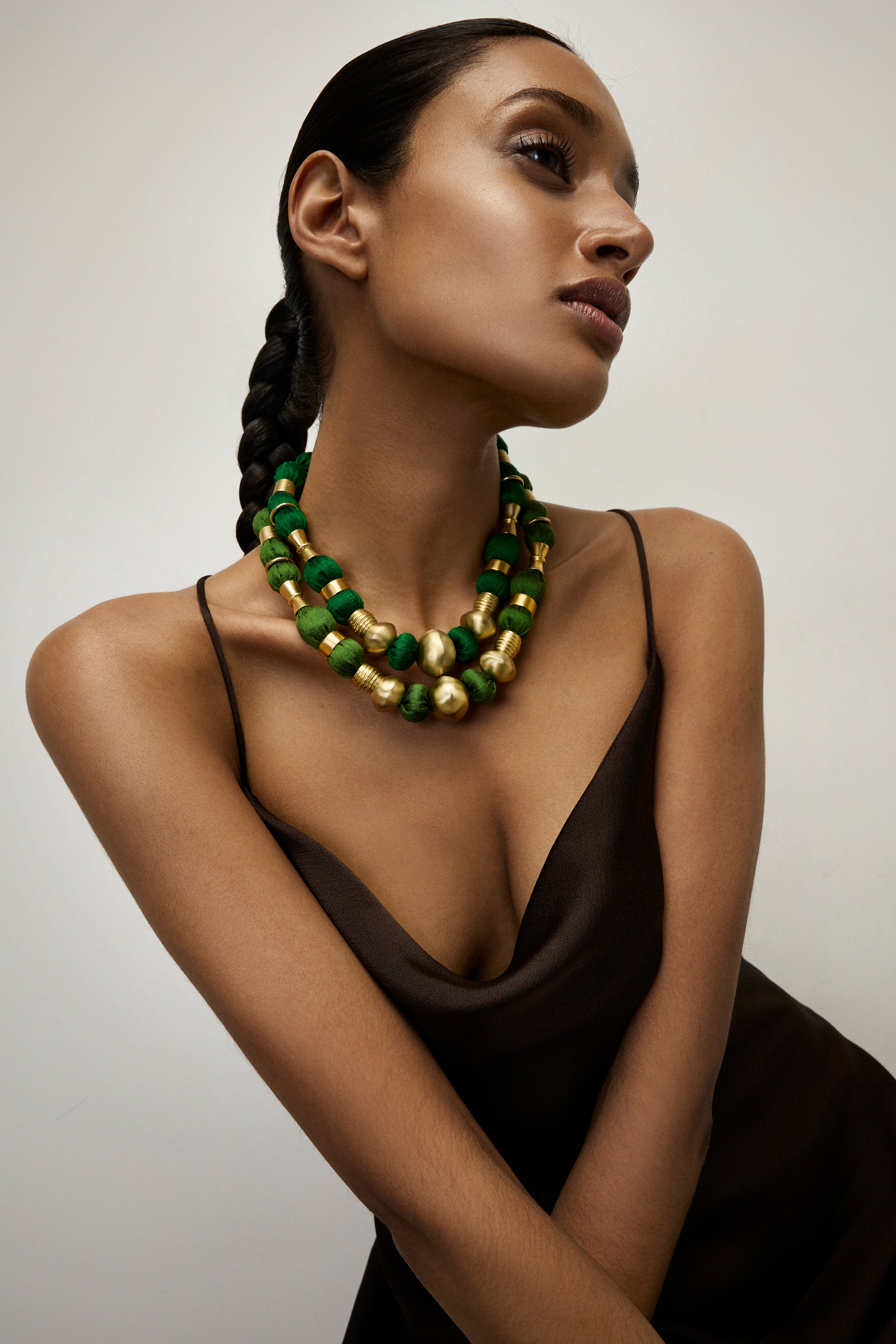 Silda Necklace | Green