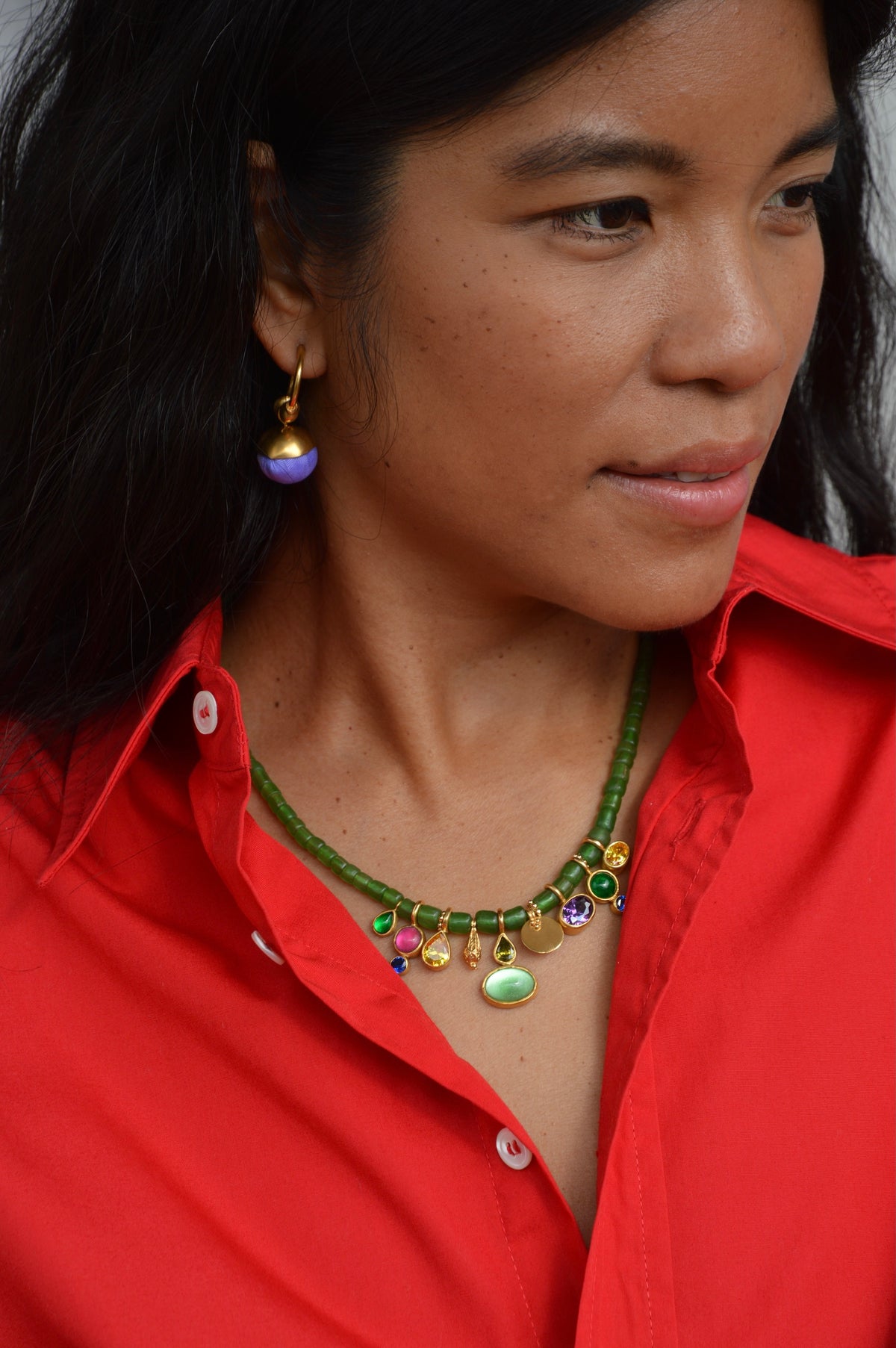 Palette Necklace | Green