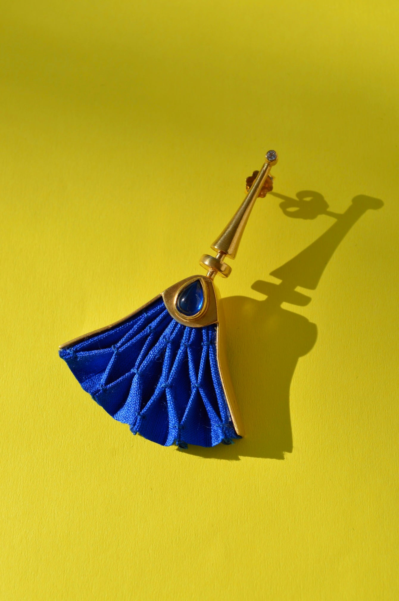 Lotus Earrings | Blue