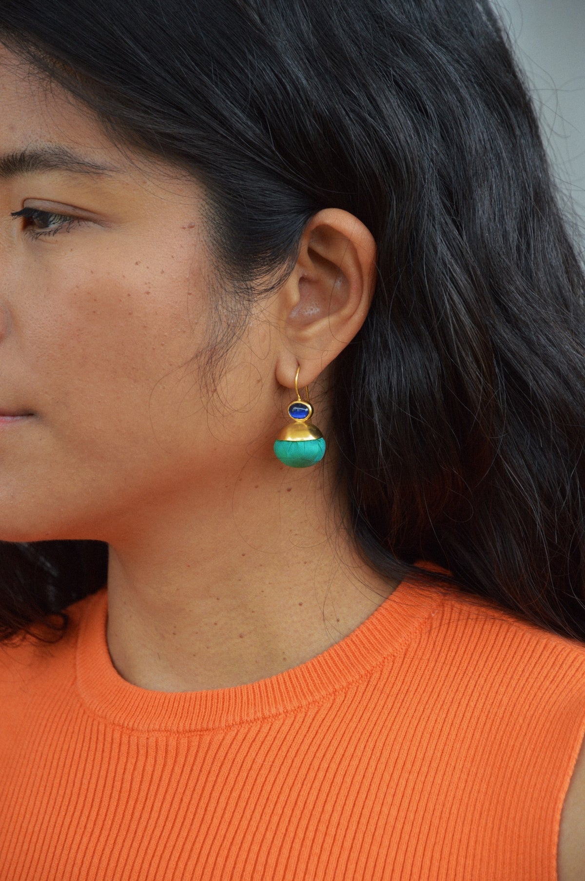 Candy Ball Earrings | Mint