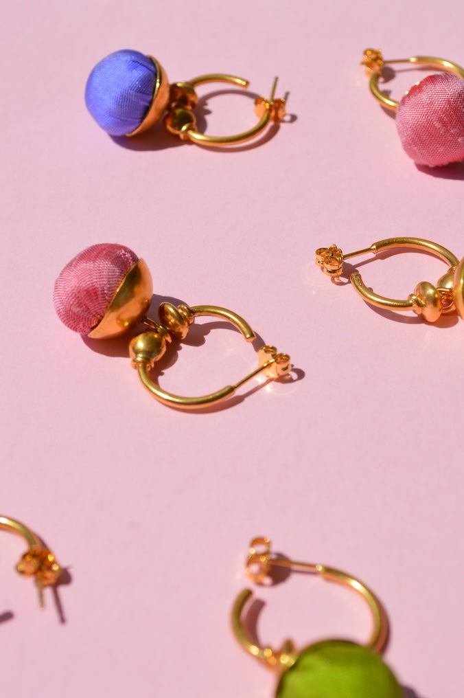 Anatoli Hoops | Dusty Pink