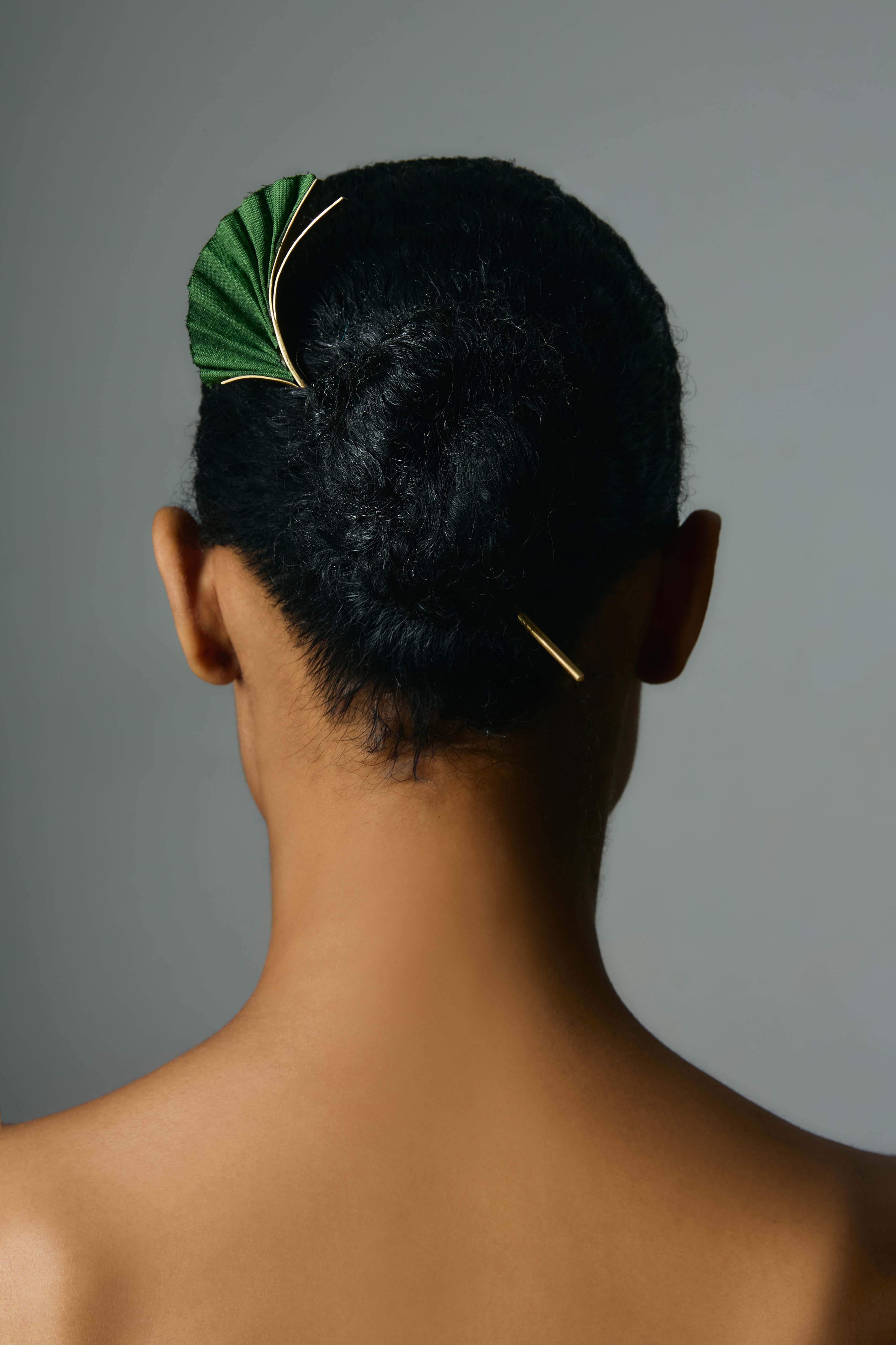 Emerald Wing Hair Pin