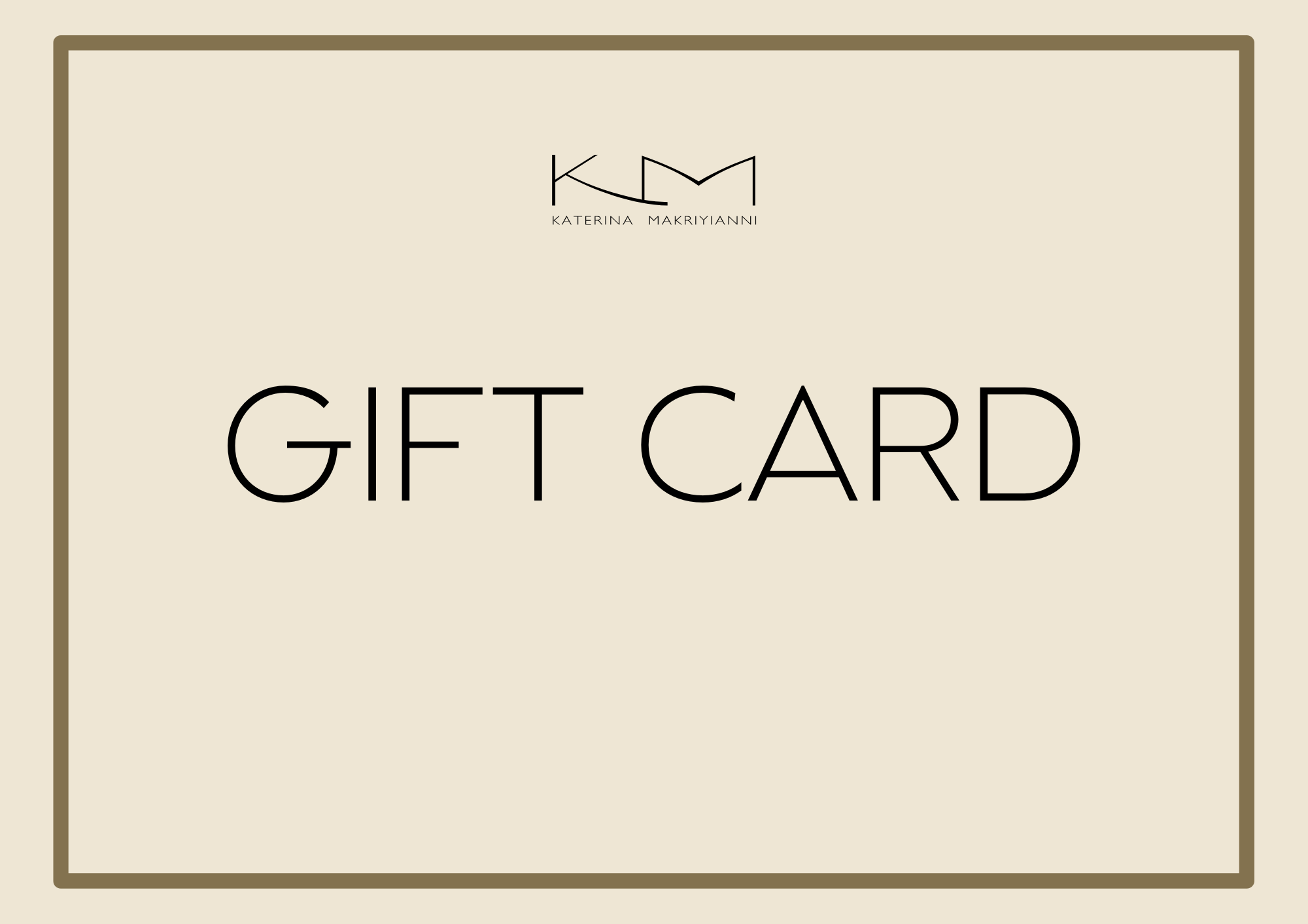 GIFT CARD