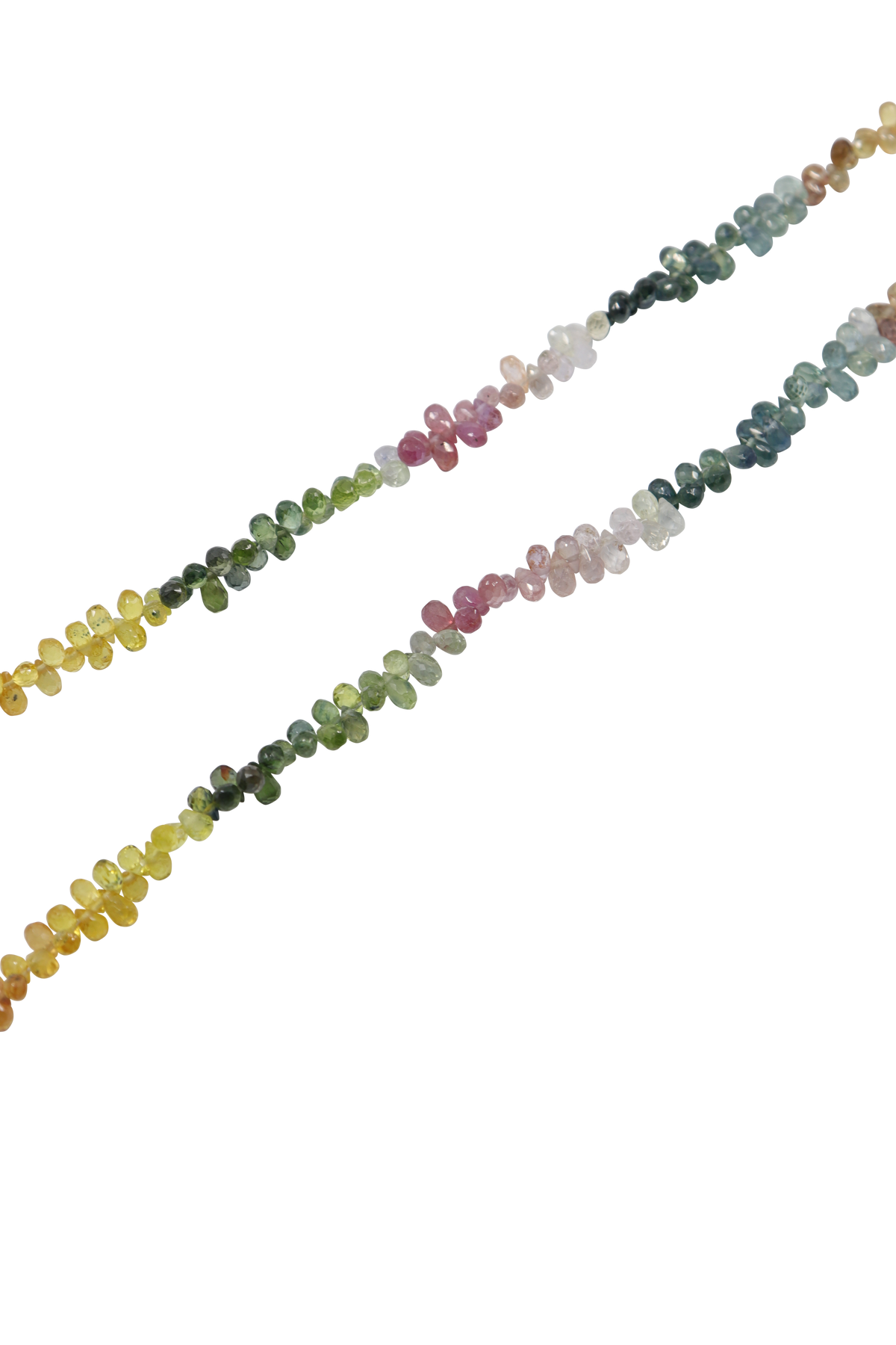 Sapphire Necklace in Rainbow hues