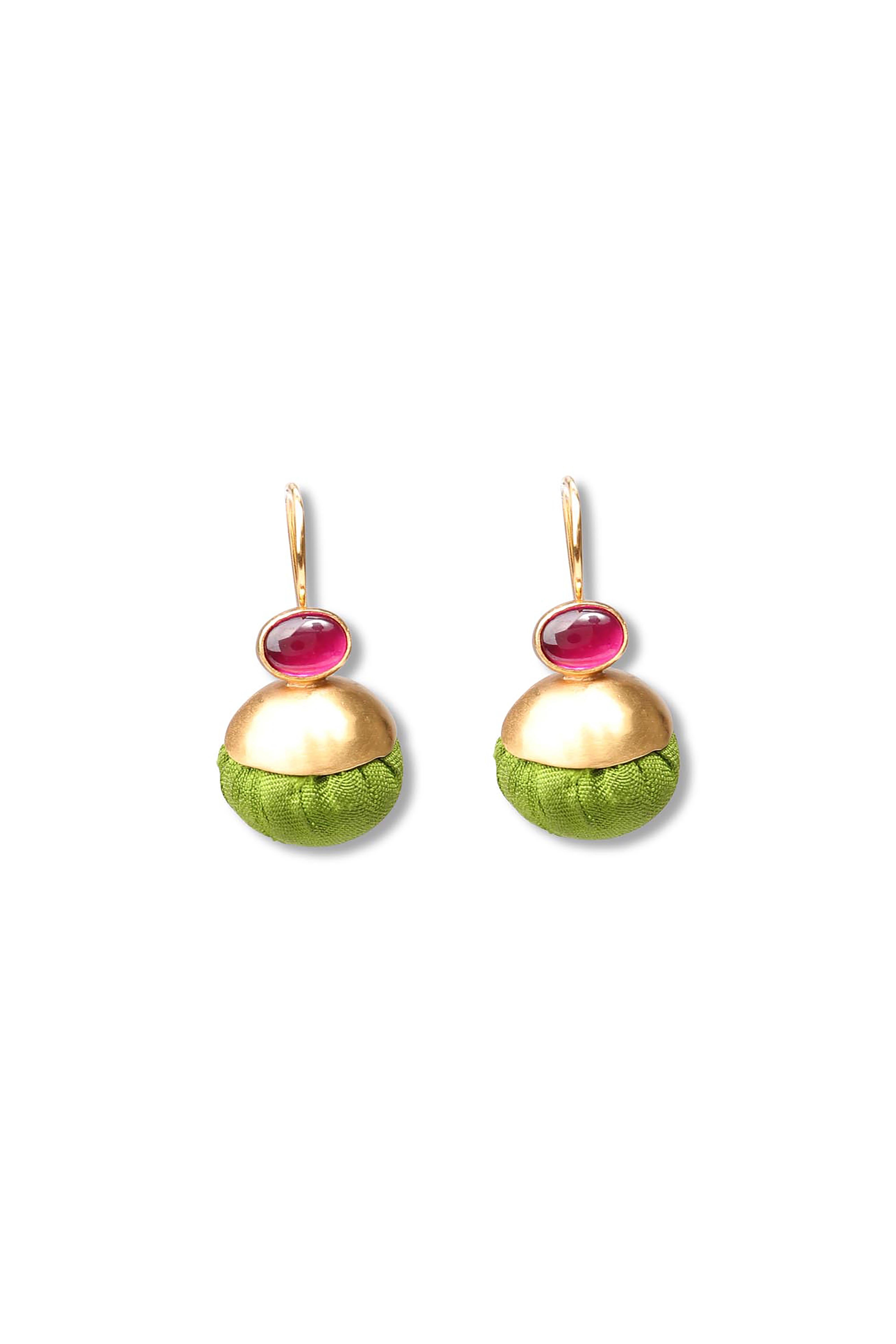 Candy Ball Earrings | Green