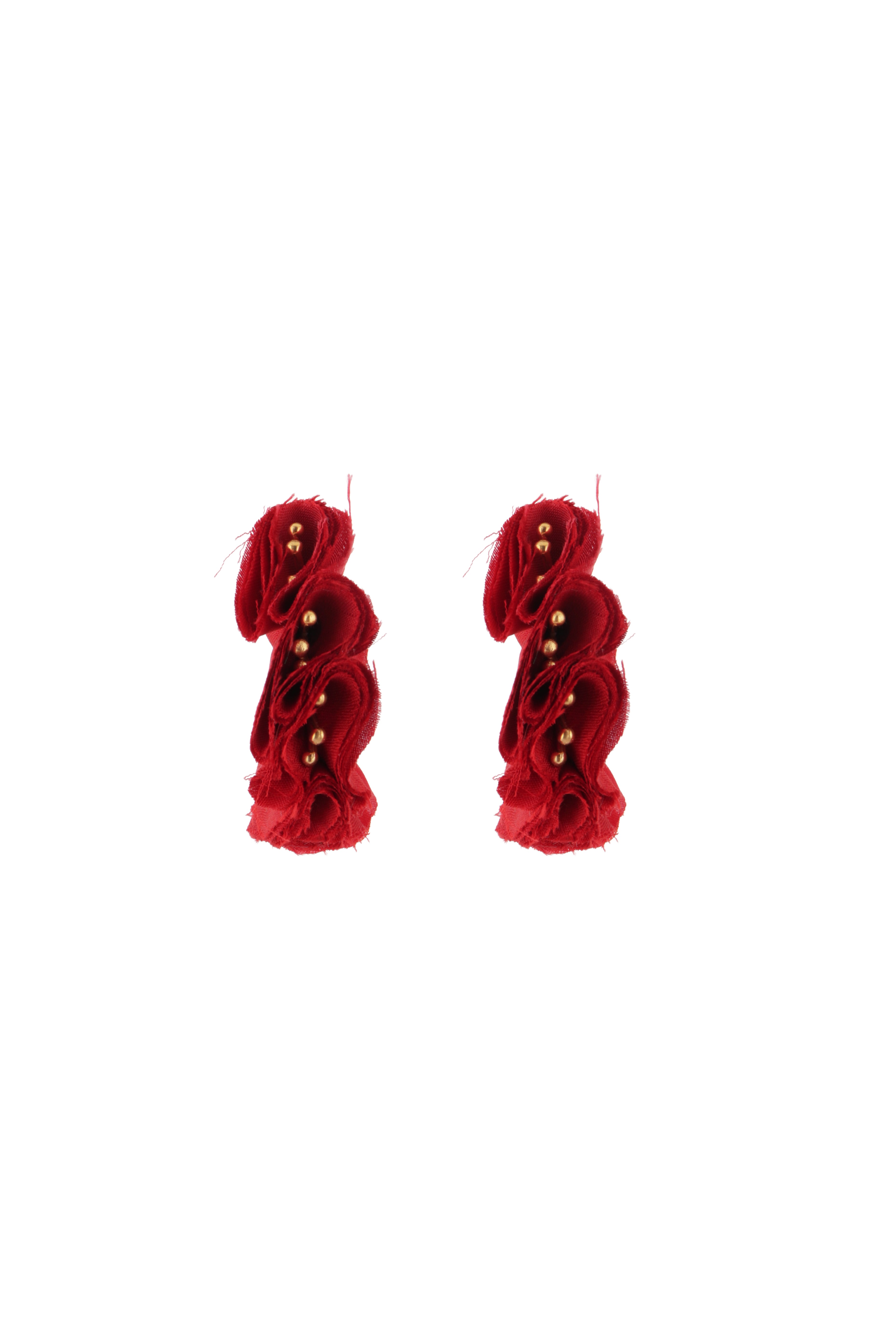 Small Bougainvillea Hoops | Red