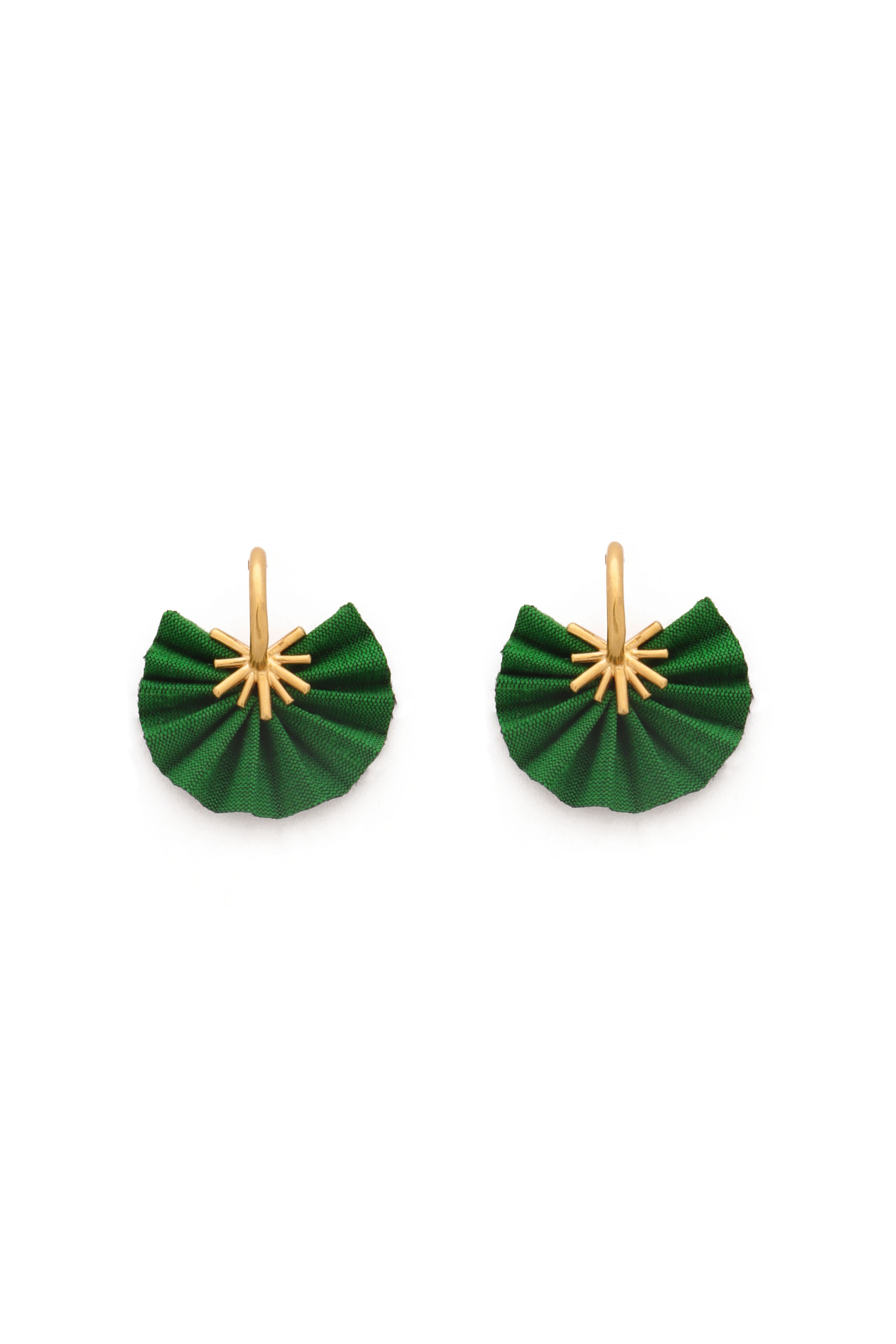 Sparkle Fan Hoops | Green