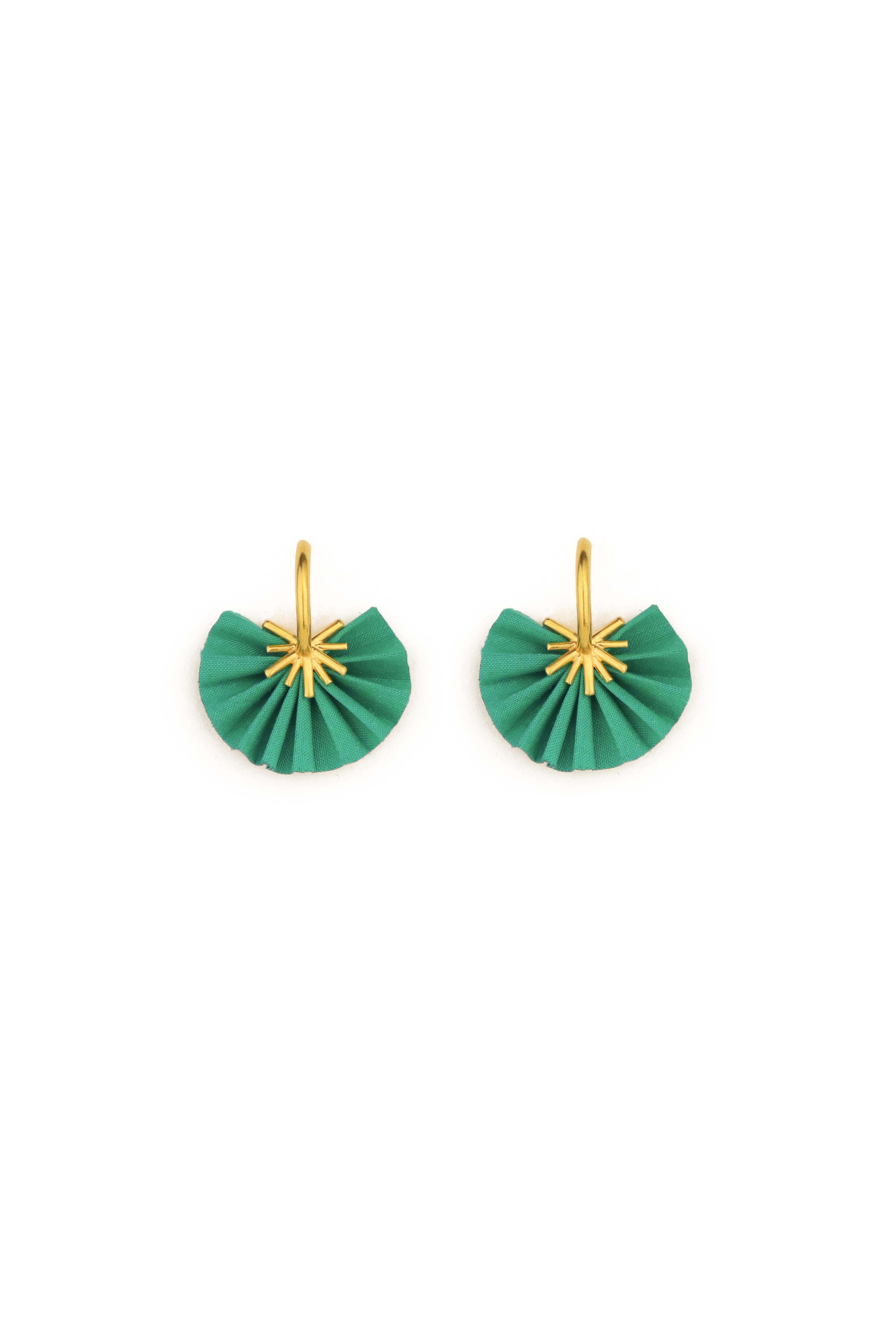 Sparkle Fan Hoops | Mint