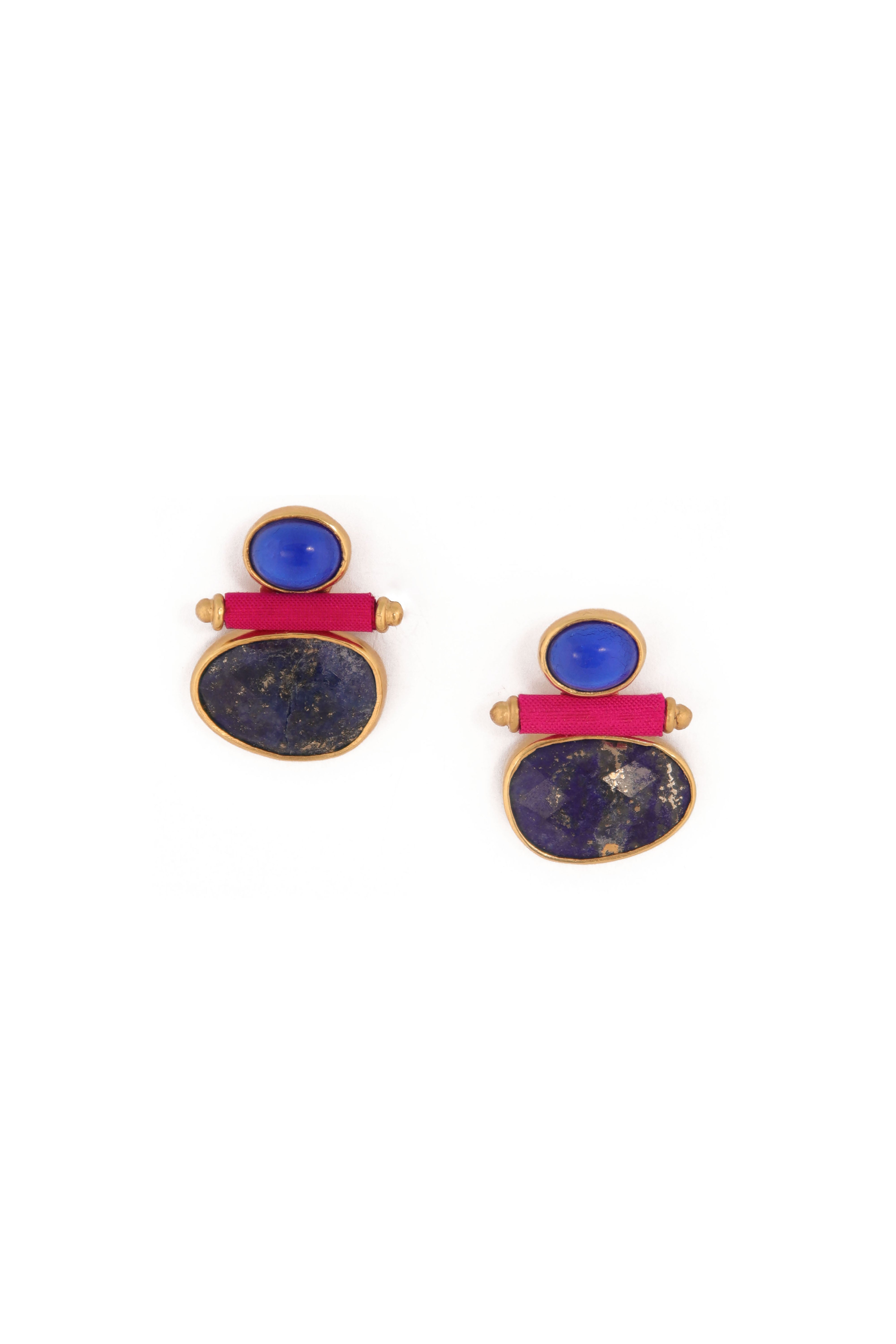 Triple Joy Earrings | Lapis Lazuli