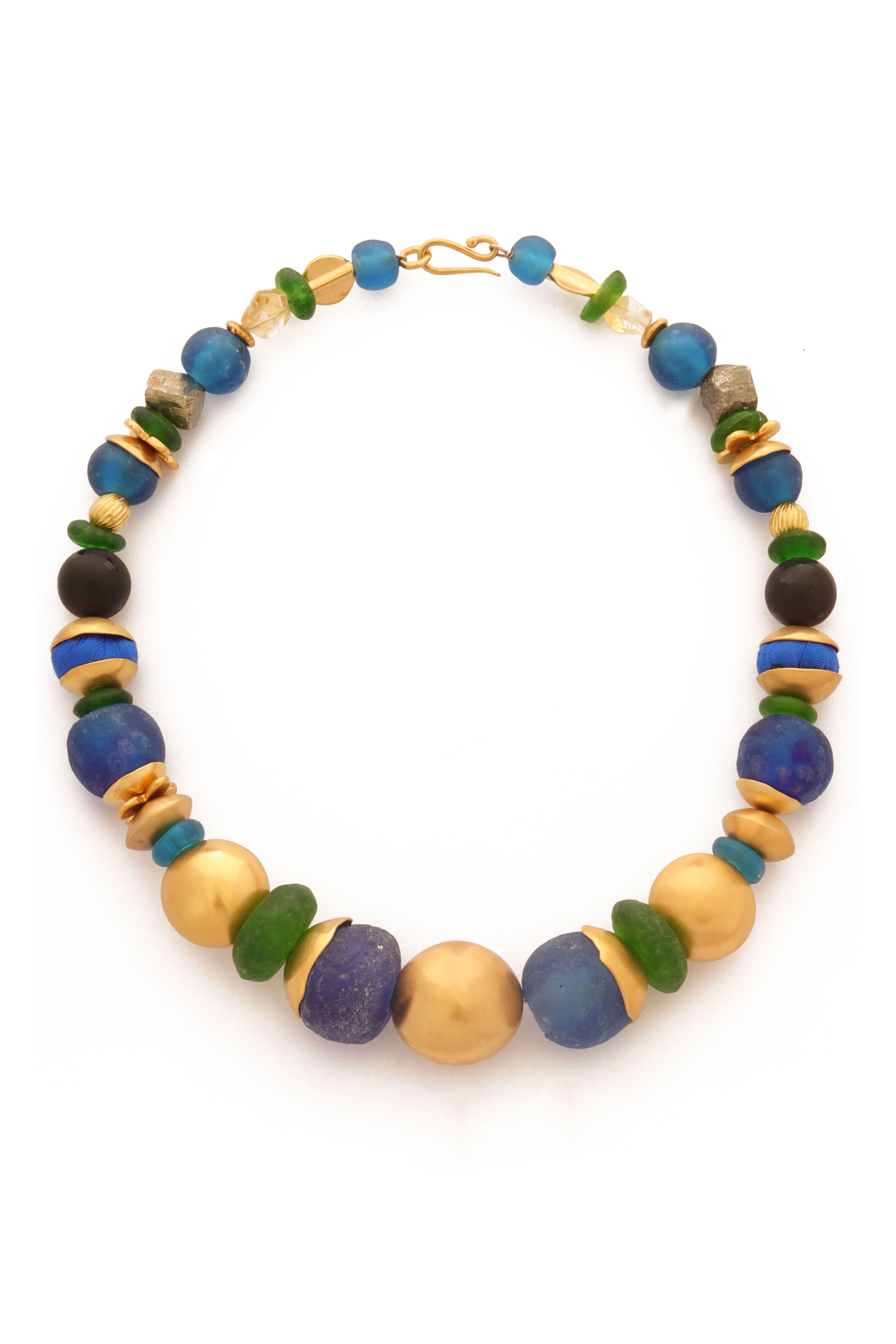 Aurora Necklace | Green & Blue