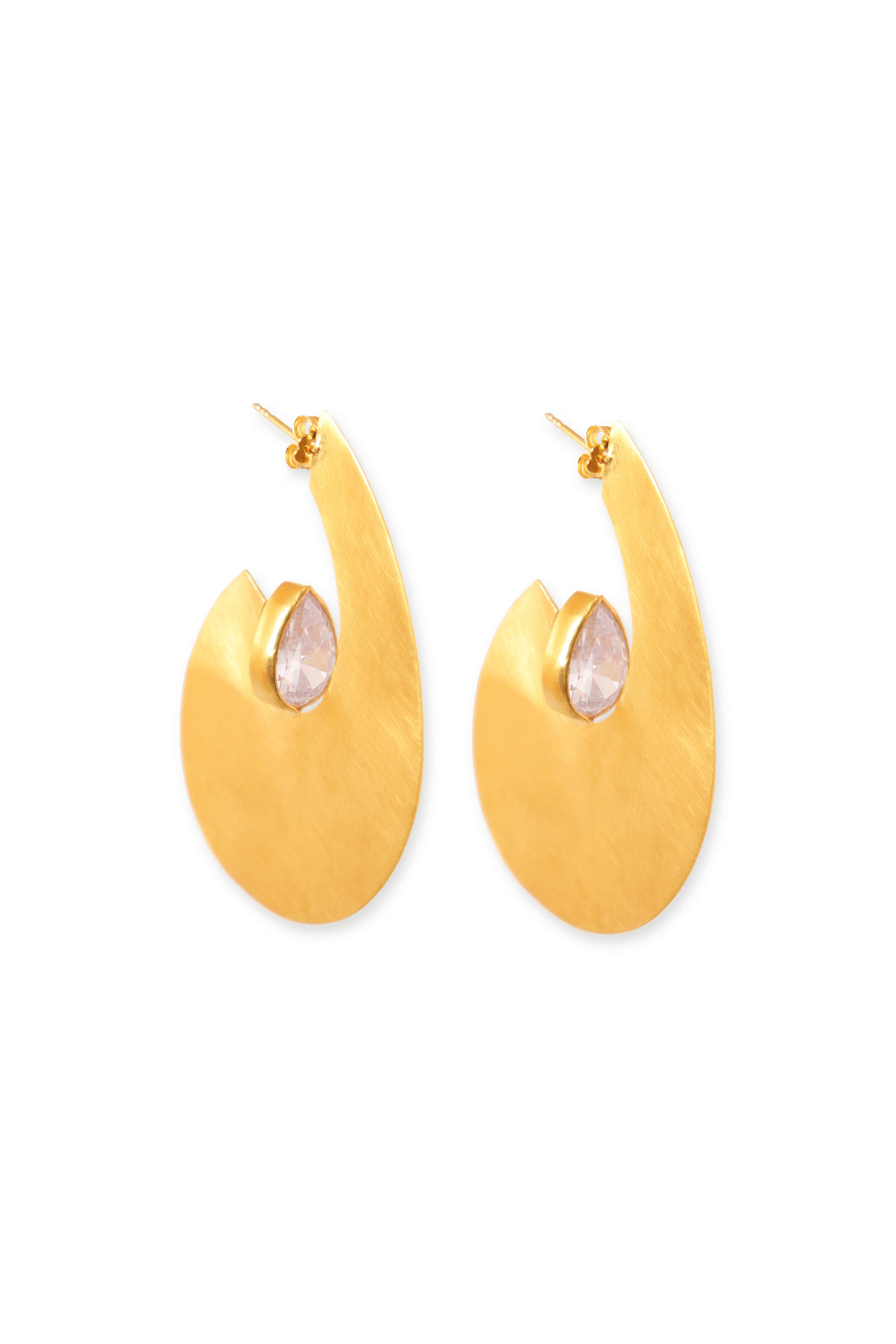 Selini Hoops | White