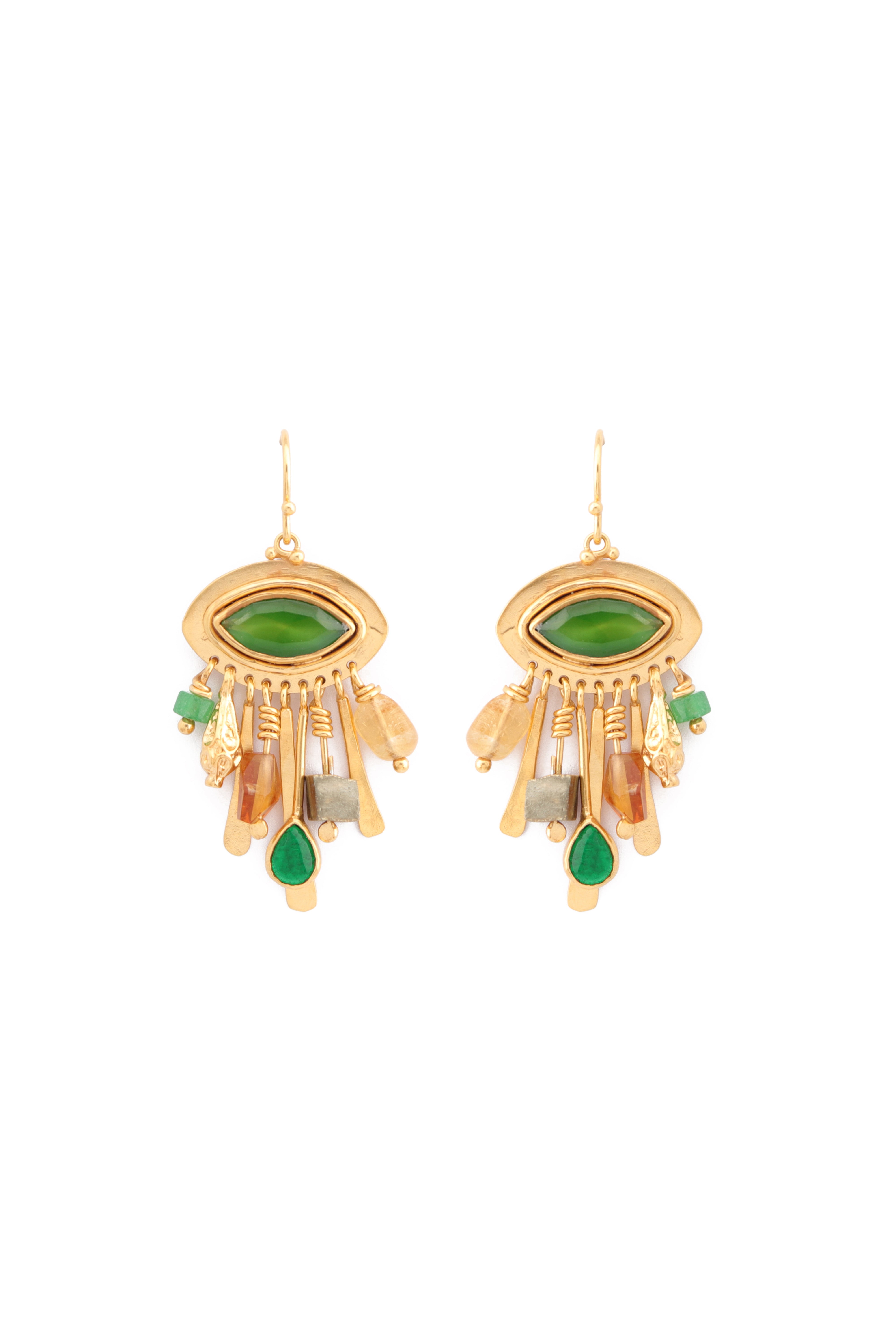 Nomad Spirit Earrings | Green