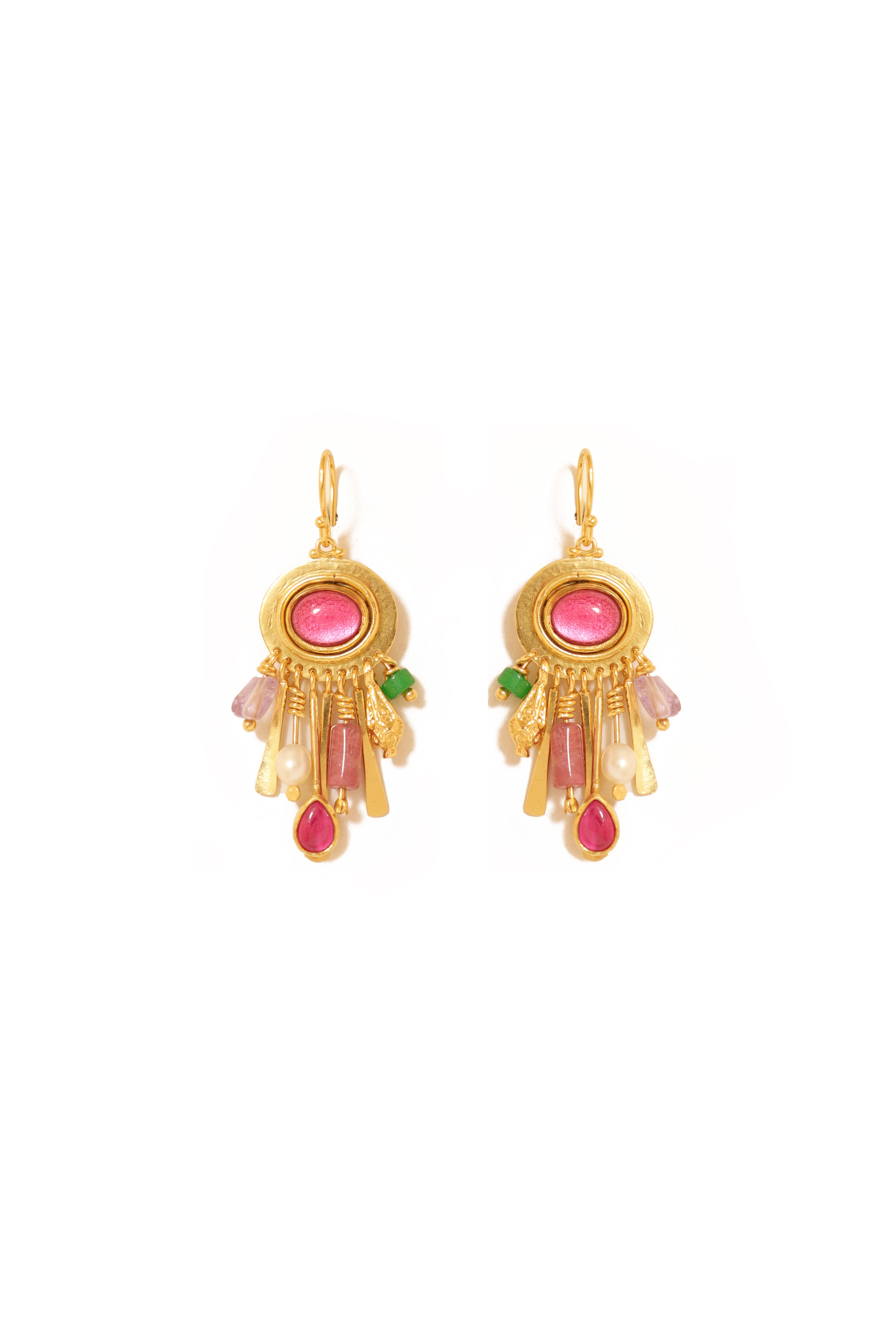 Nomad Spirit Earrings | Pink