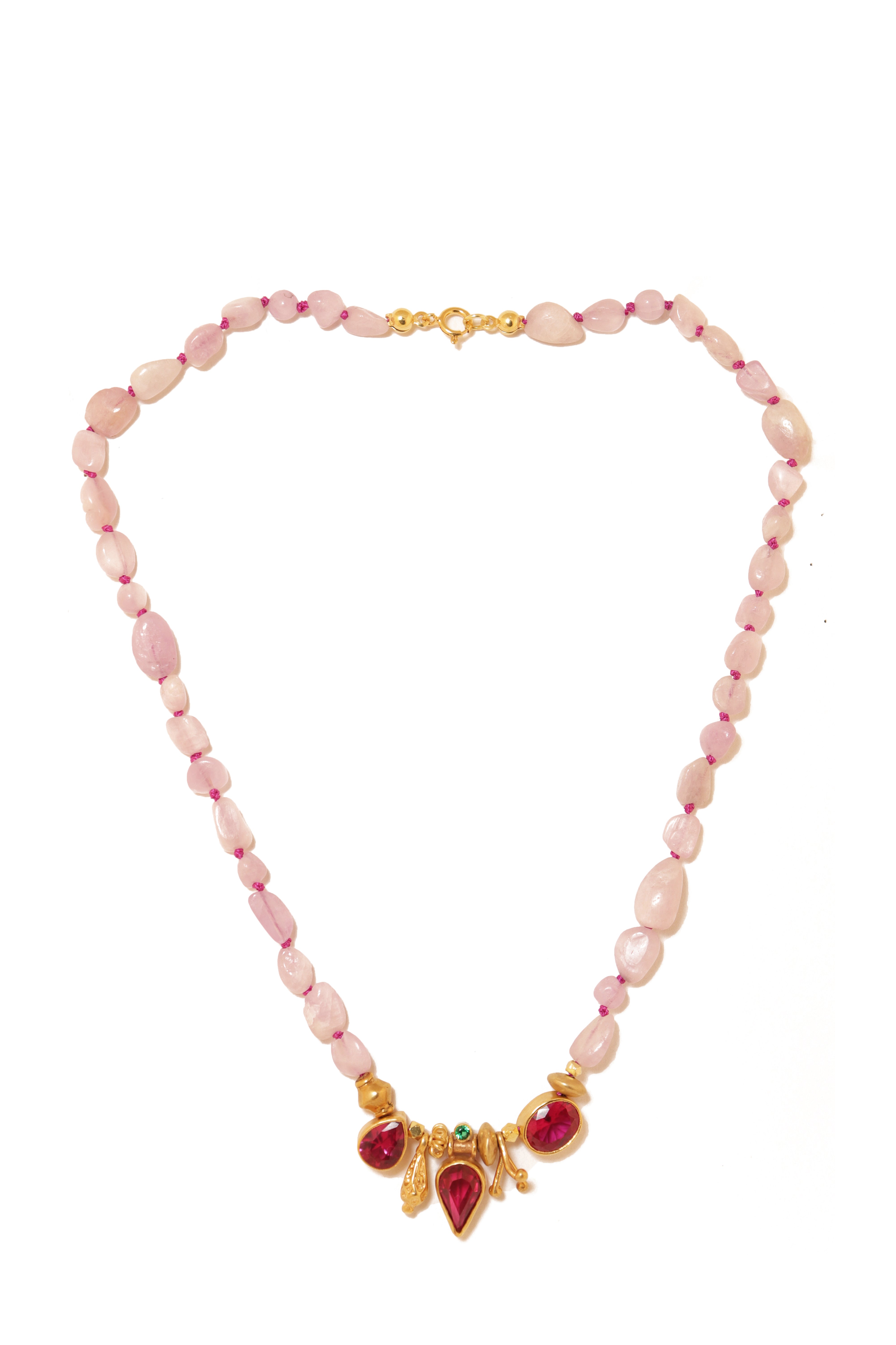 Knotty Necklace | Red