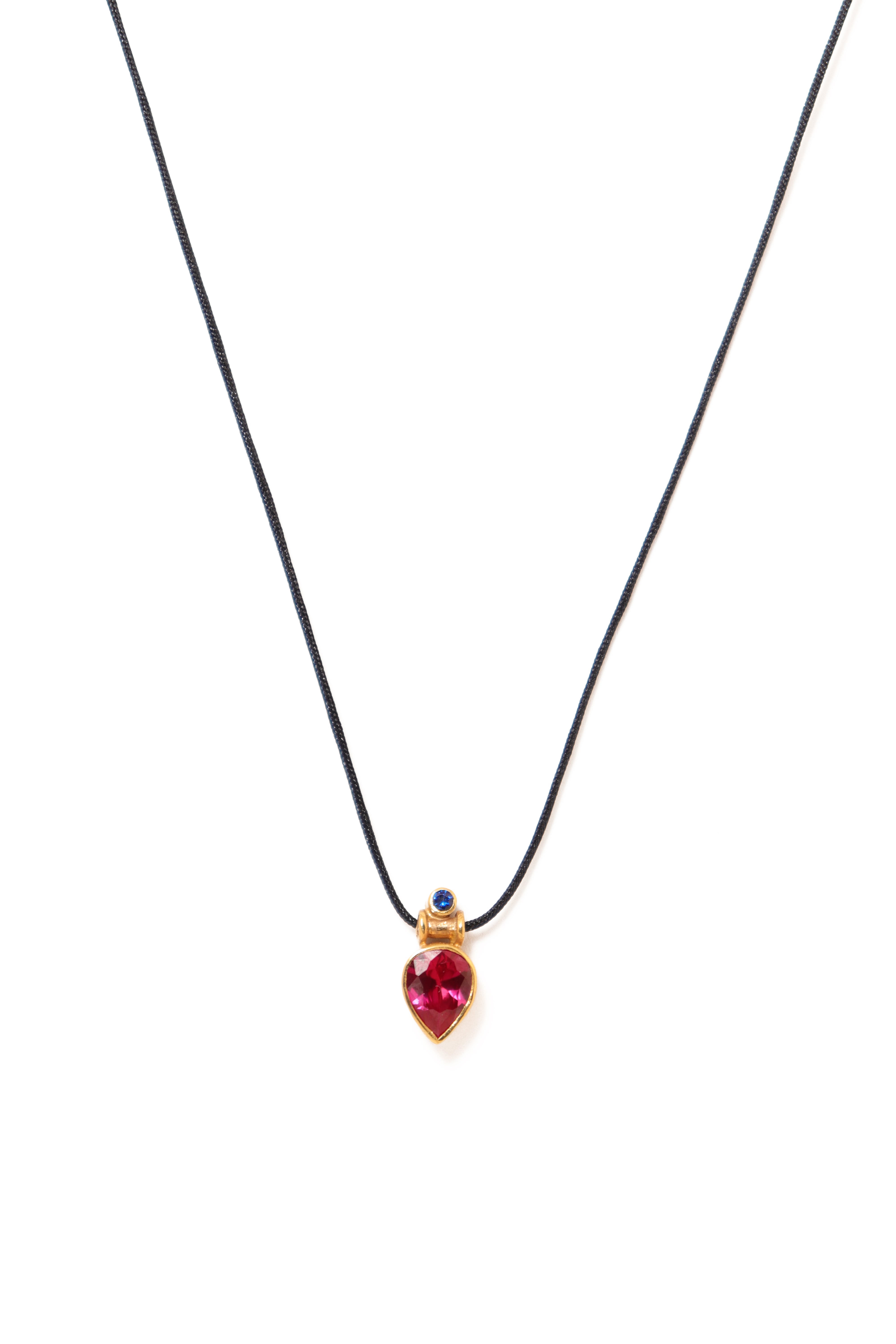 Falling Drops Necklace | Red
