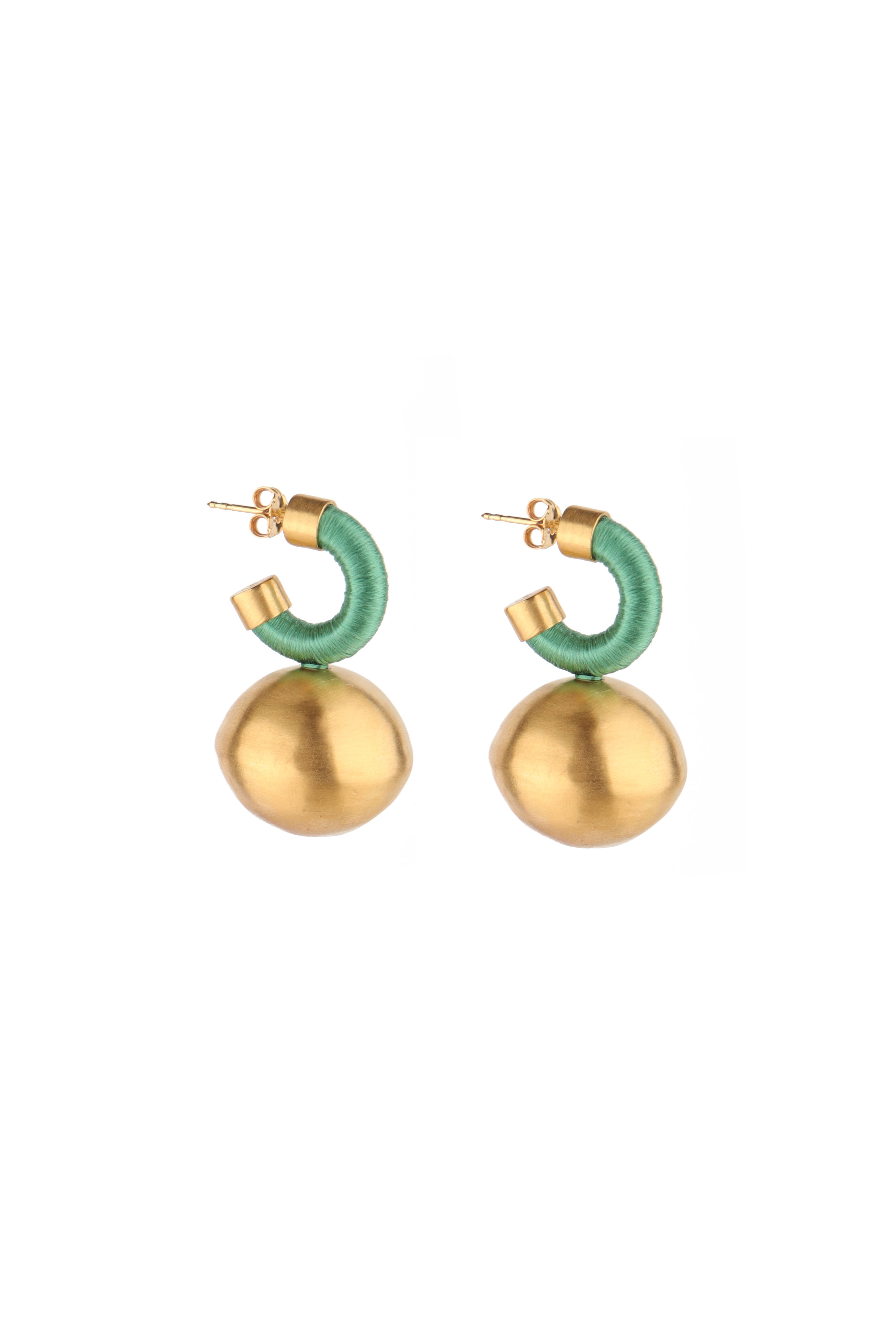 Big Sphera Hoops | Mint