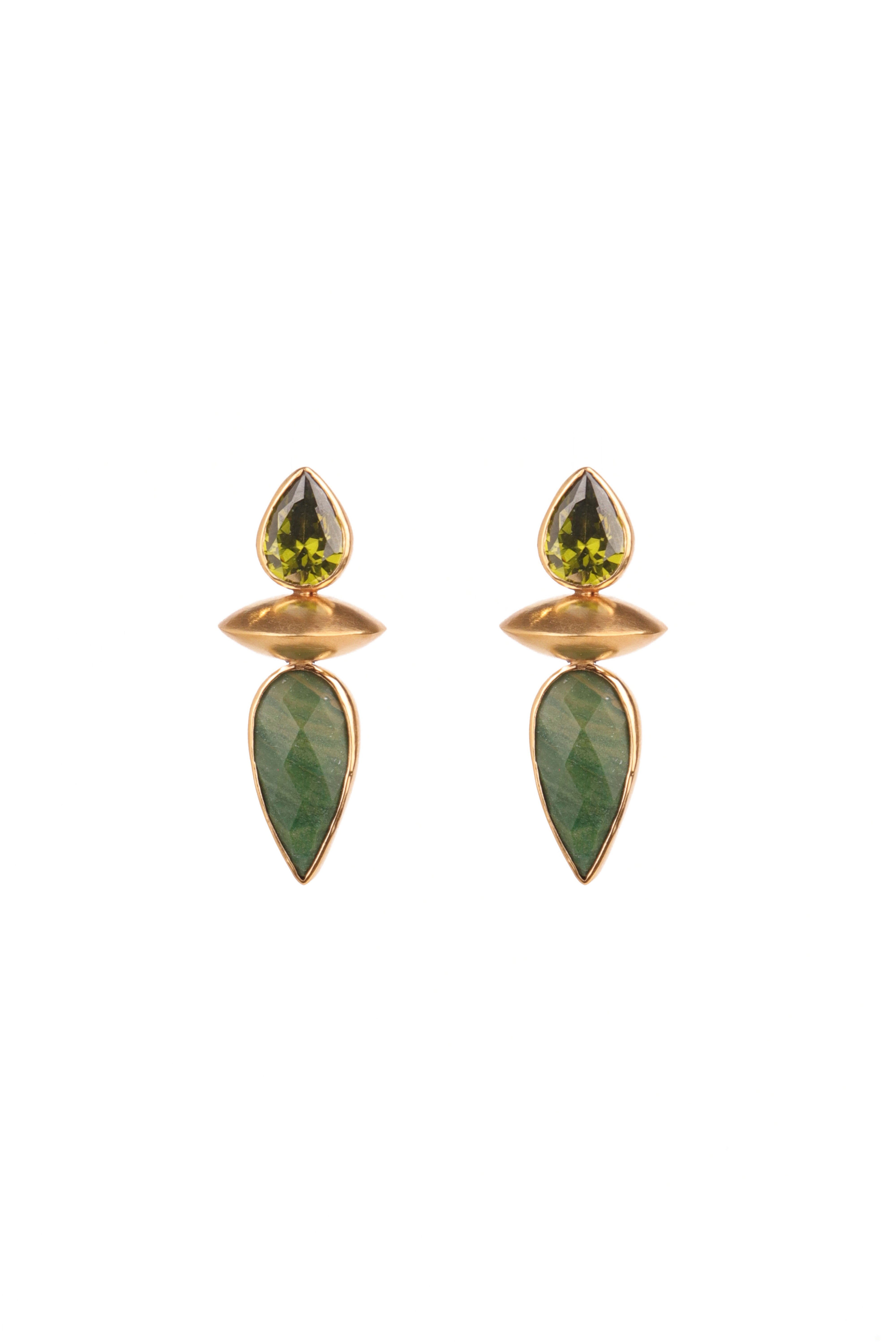 Elyse Earrings | Agate