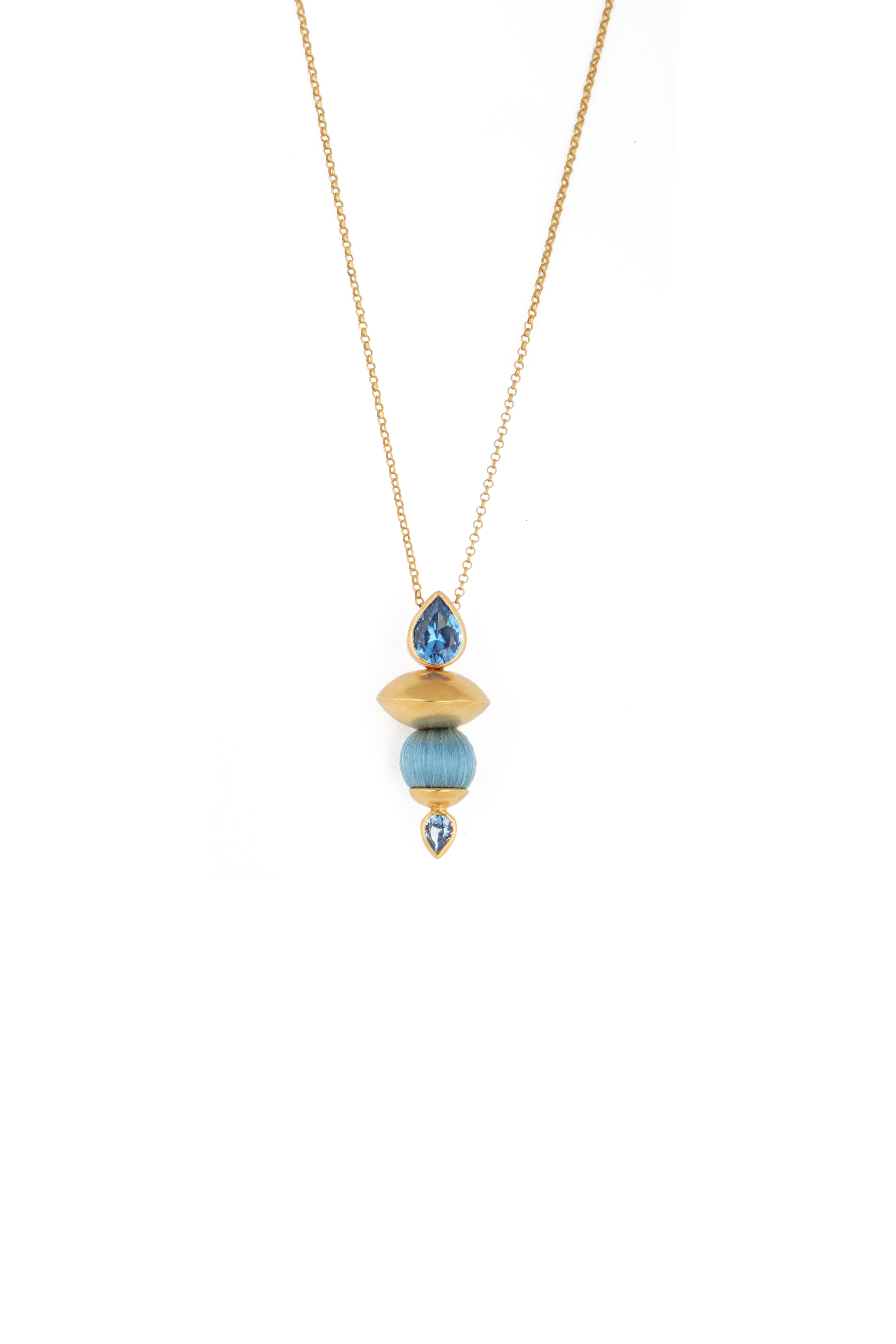 Harmonia Necklace | Baby Blue