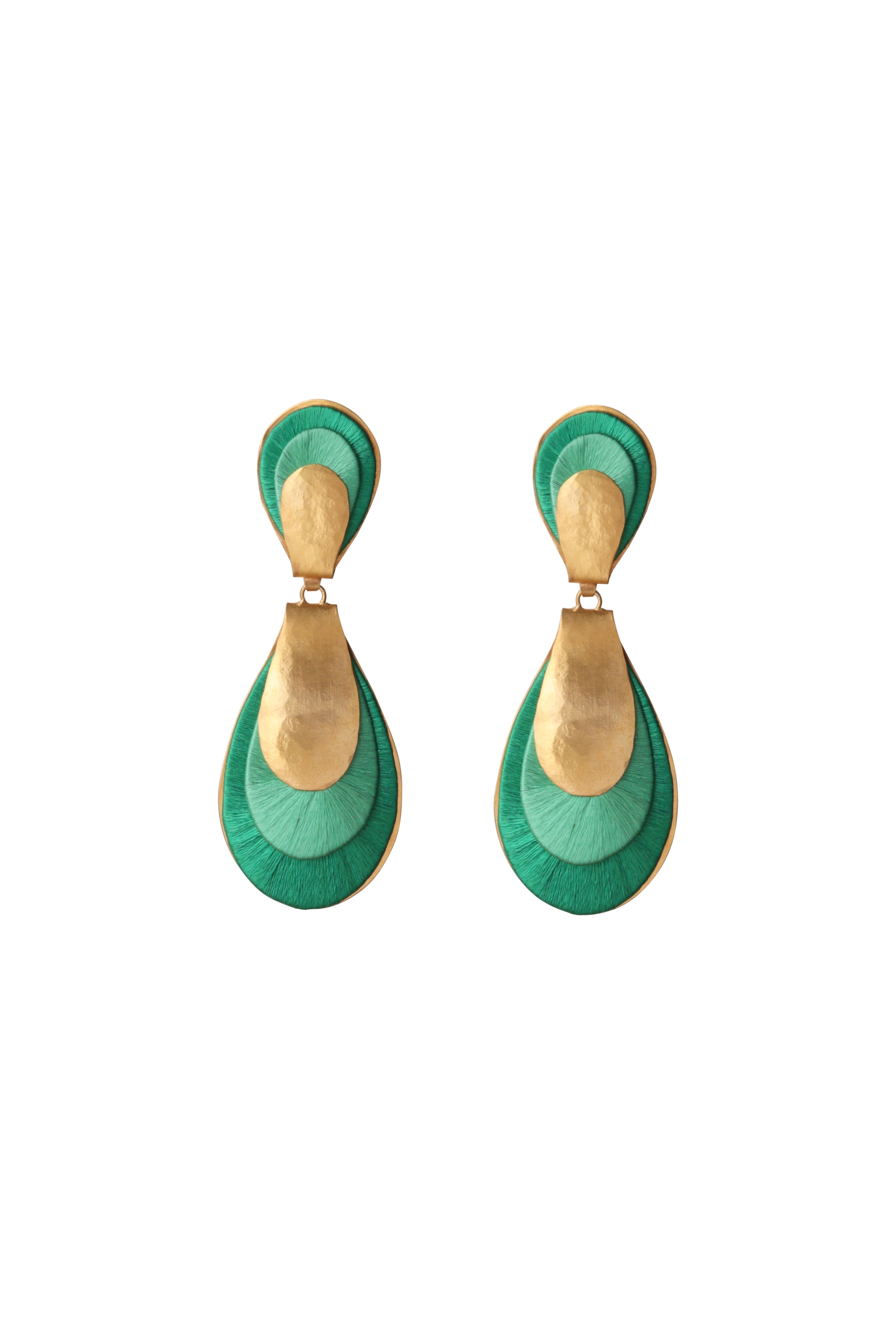 Solid Drop Earrings | Mint