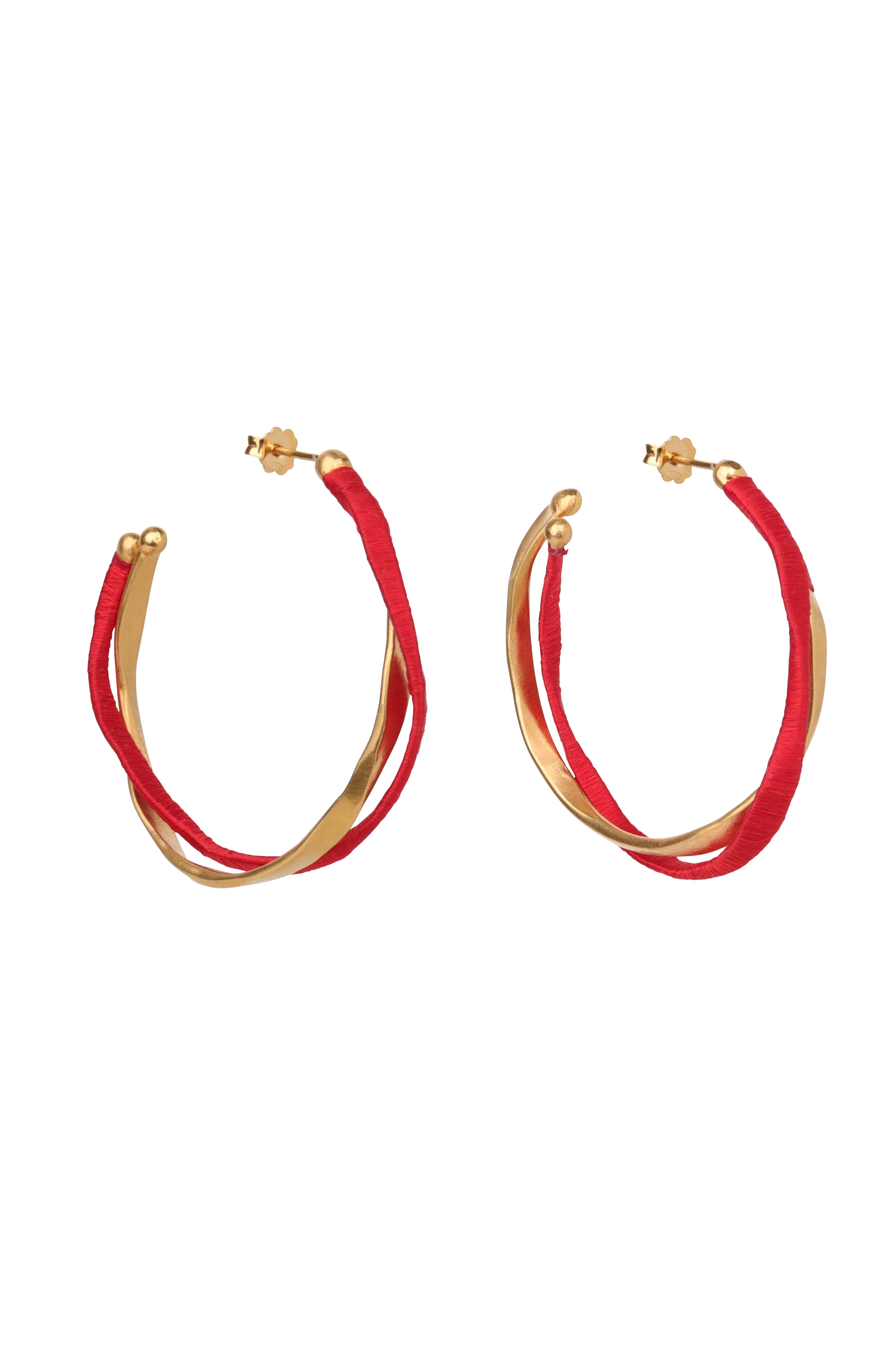 Kyma Hoops | Red