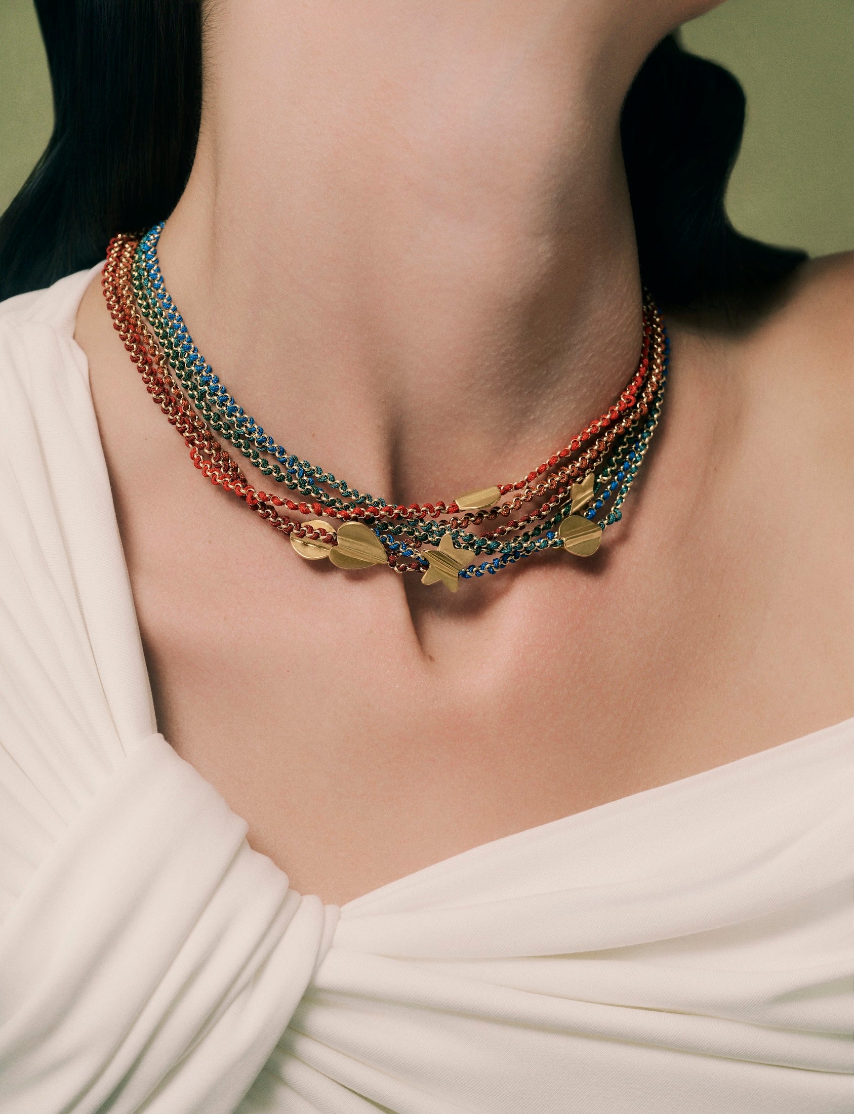 Knitties Coin Necklace | Caramel