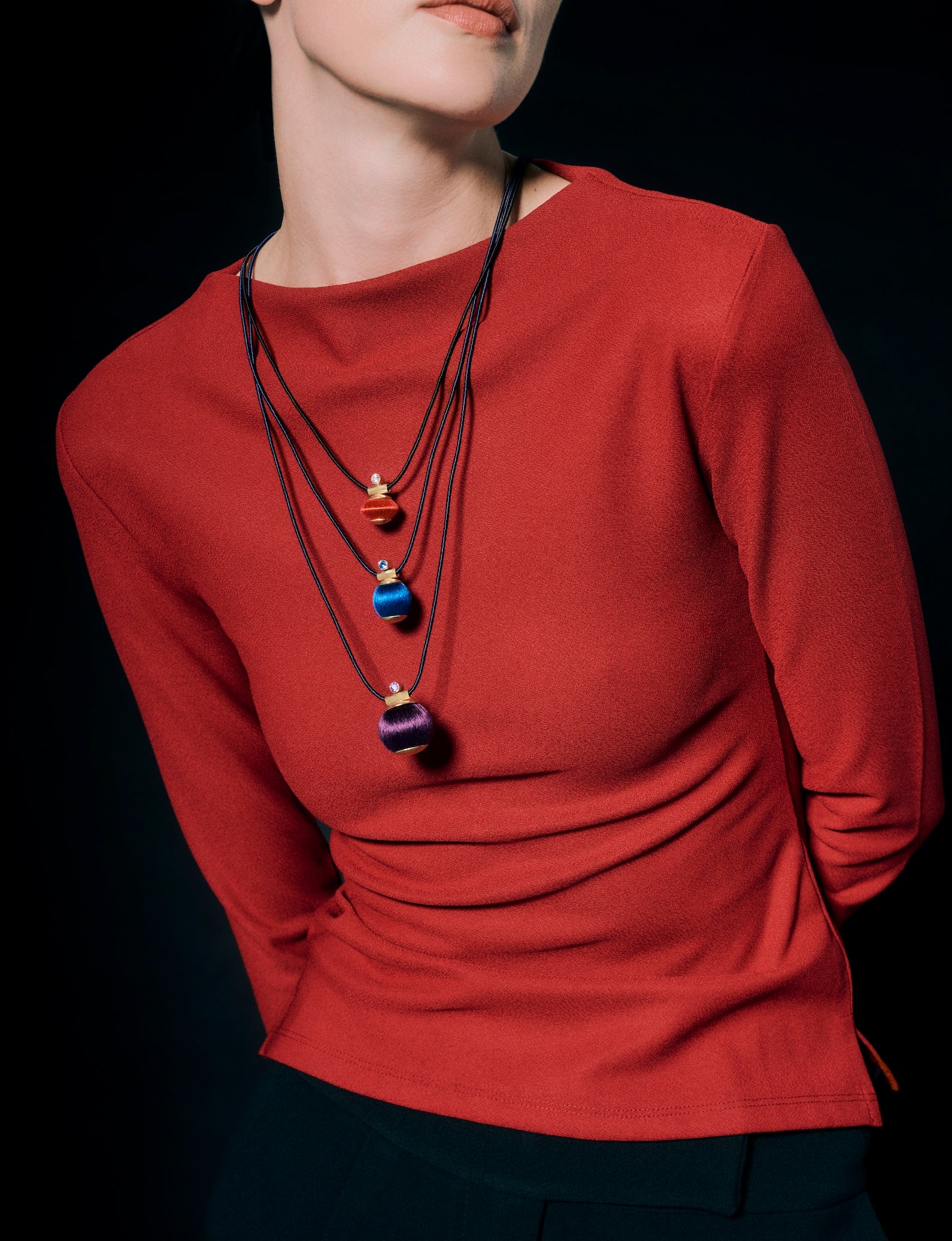 Enso Necklace | Red