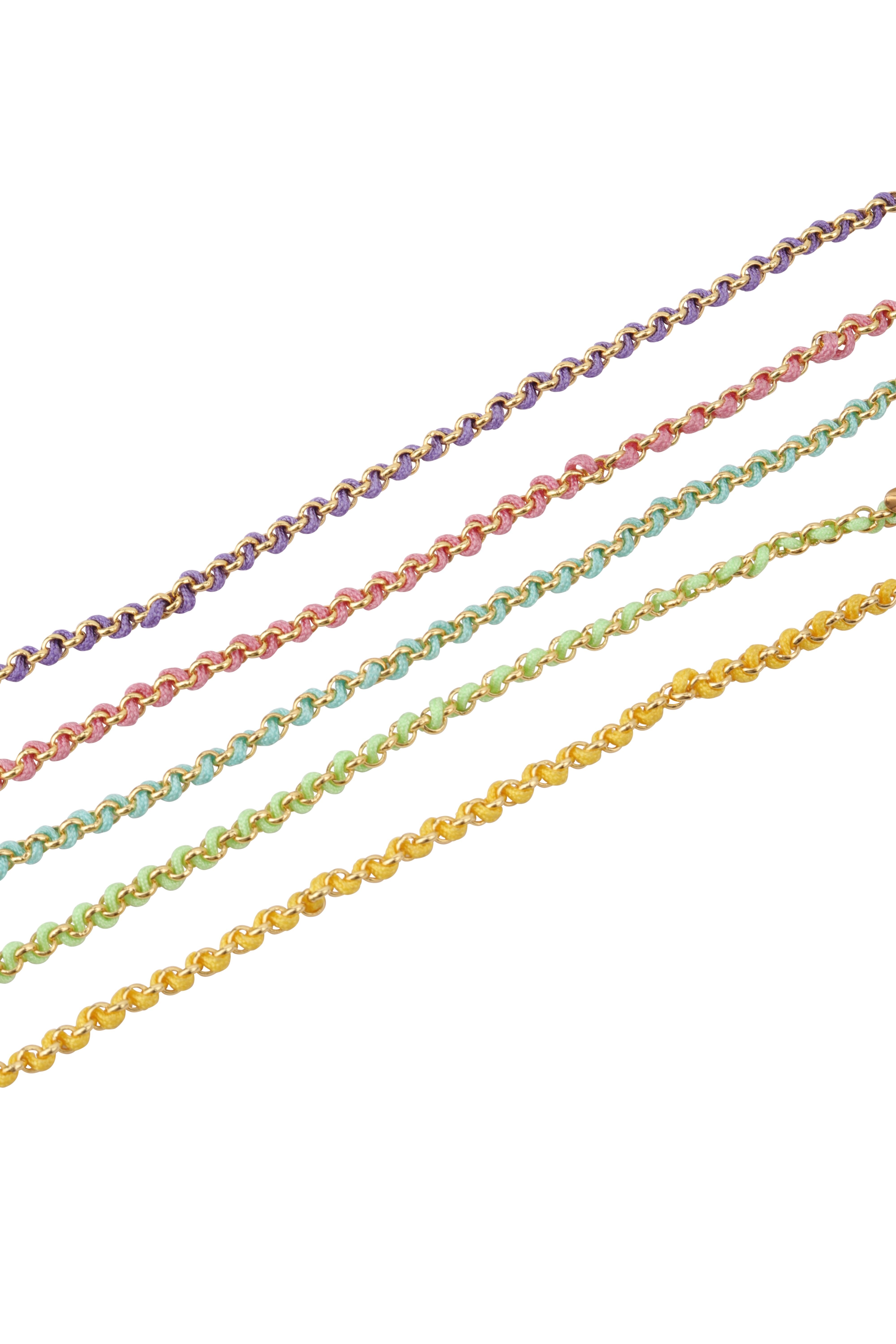 Knitties Coin Necklace | Purple