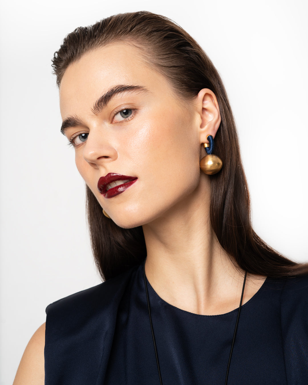 Big Sphera Hoops | Purple