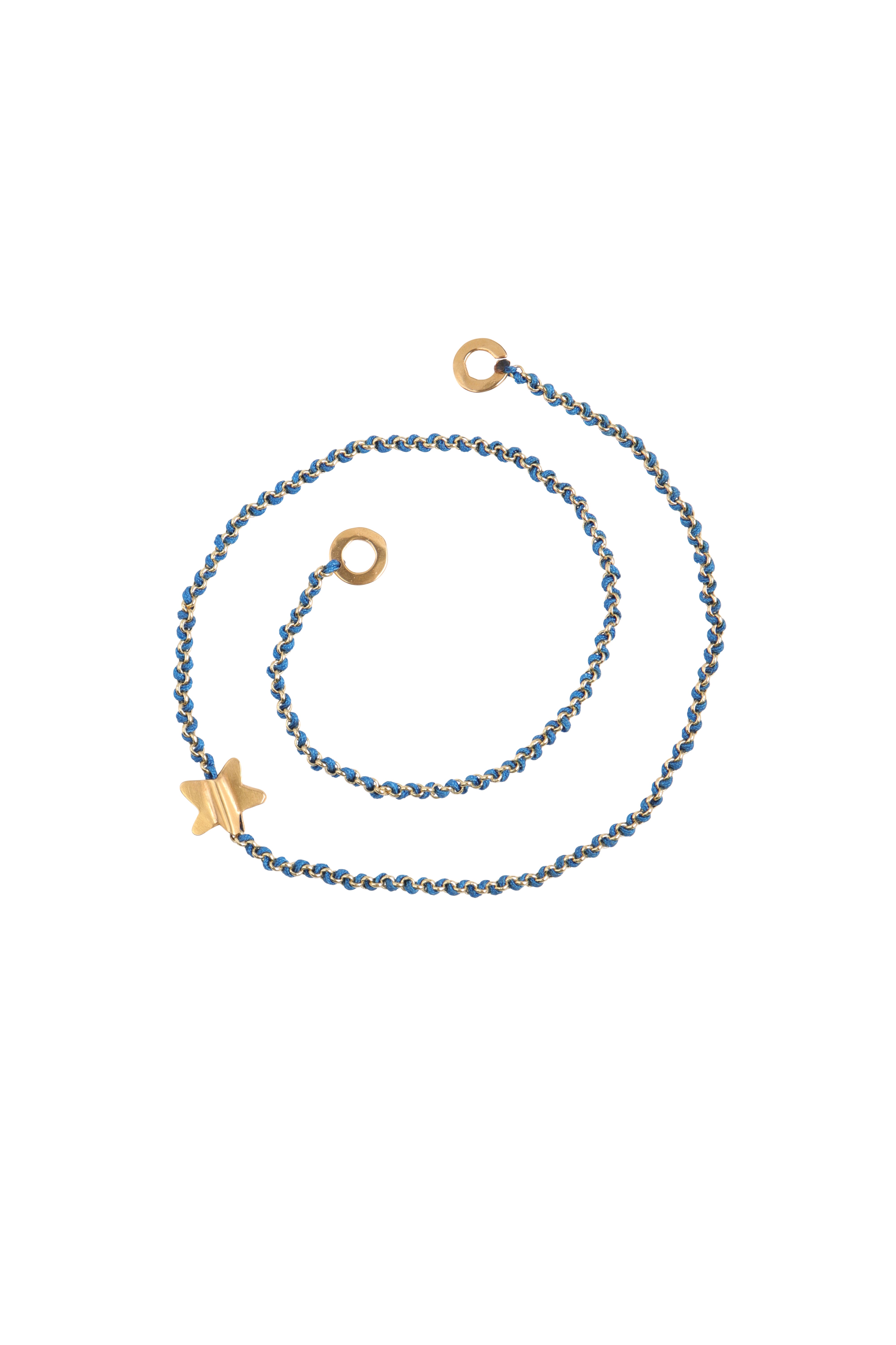 Knitties Star Necklace | Blue
