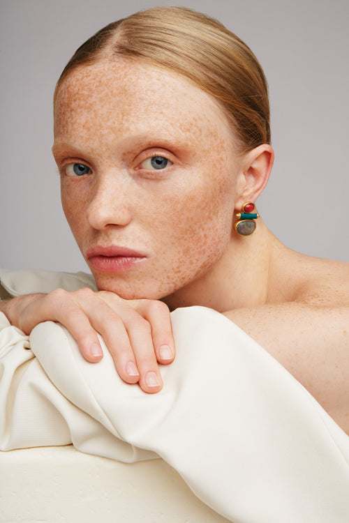 Triple Joy Earrings | Labradorite