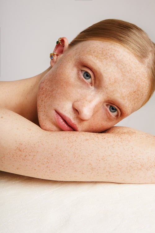 Petite Drops Ear Cuff | Blue