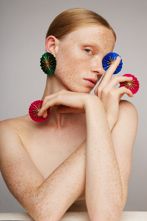 Star Earrings | Blue