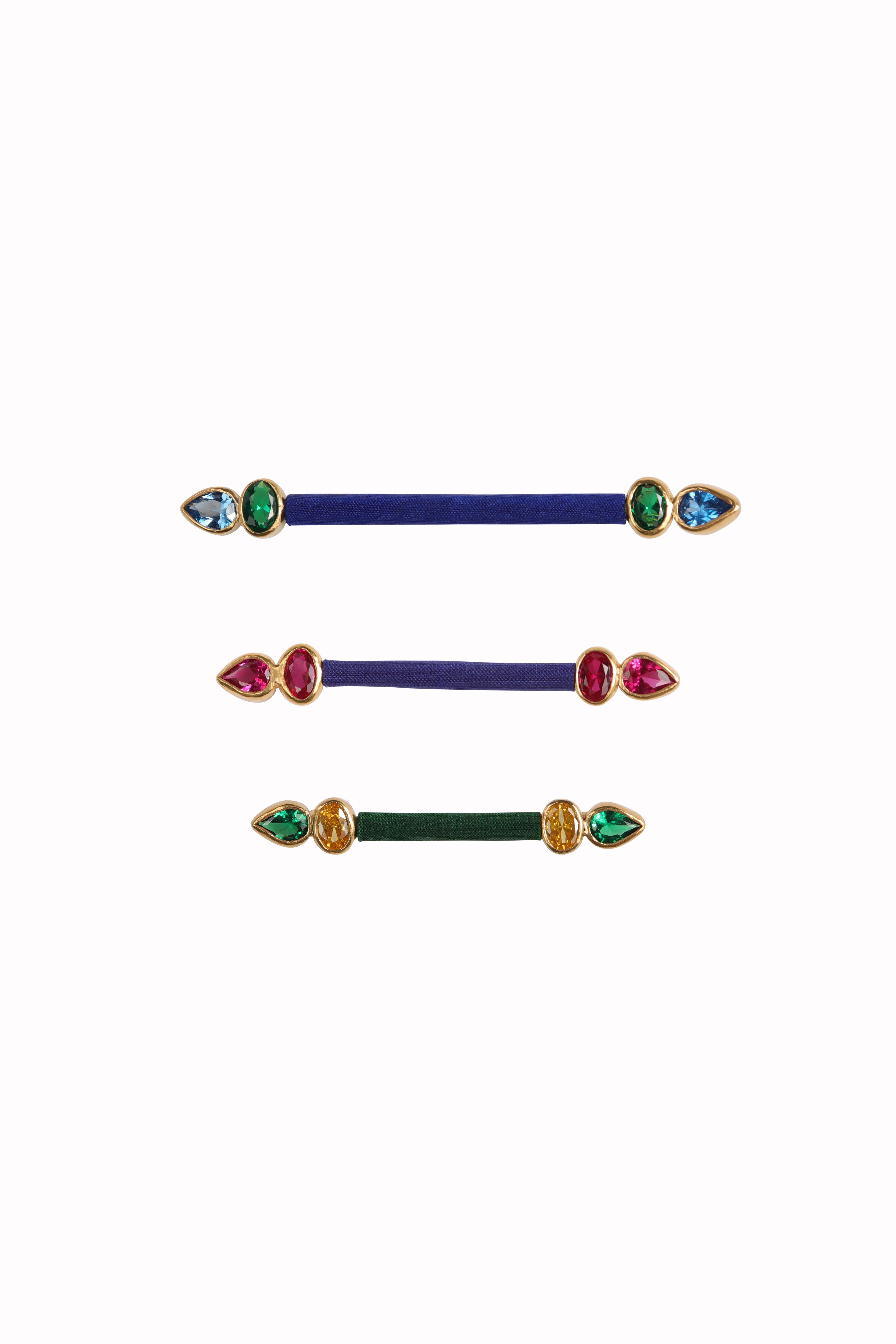 Big Baguette Brooch | Blue