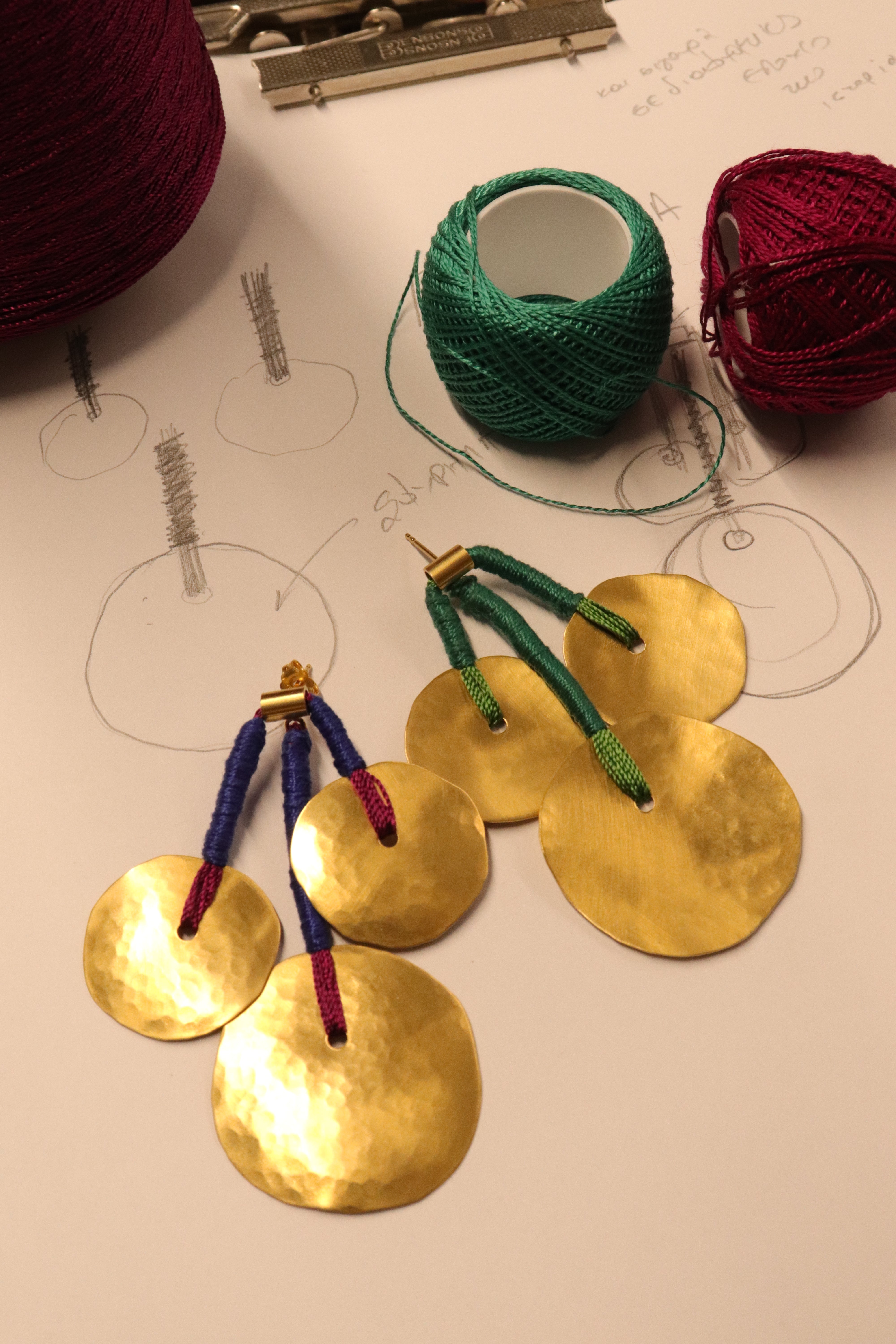 Kaya Earrings | Indigo