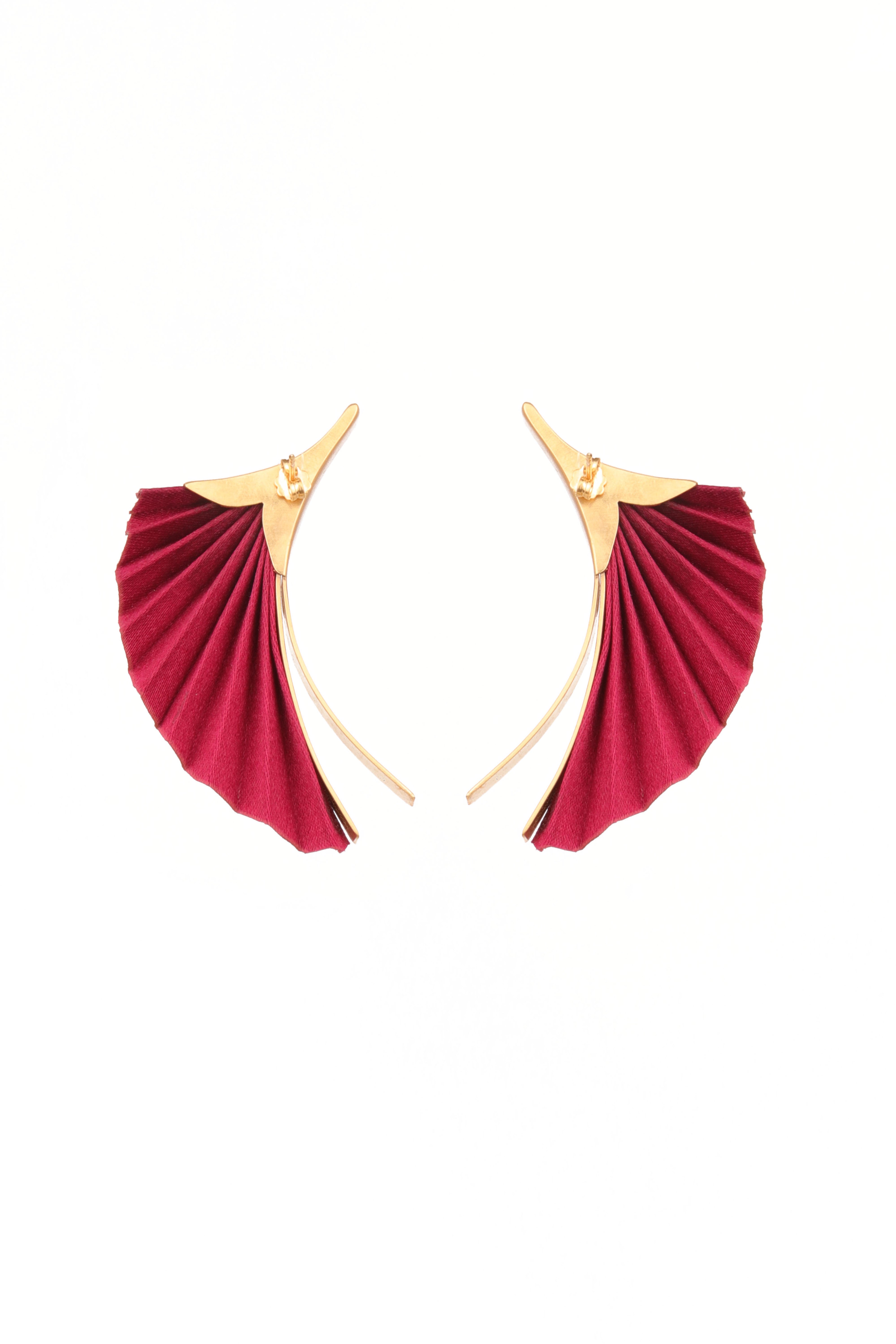 Serena Earrings | Burgundy