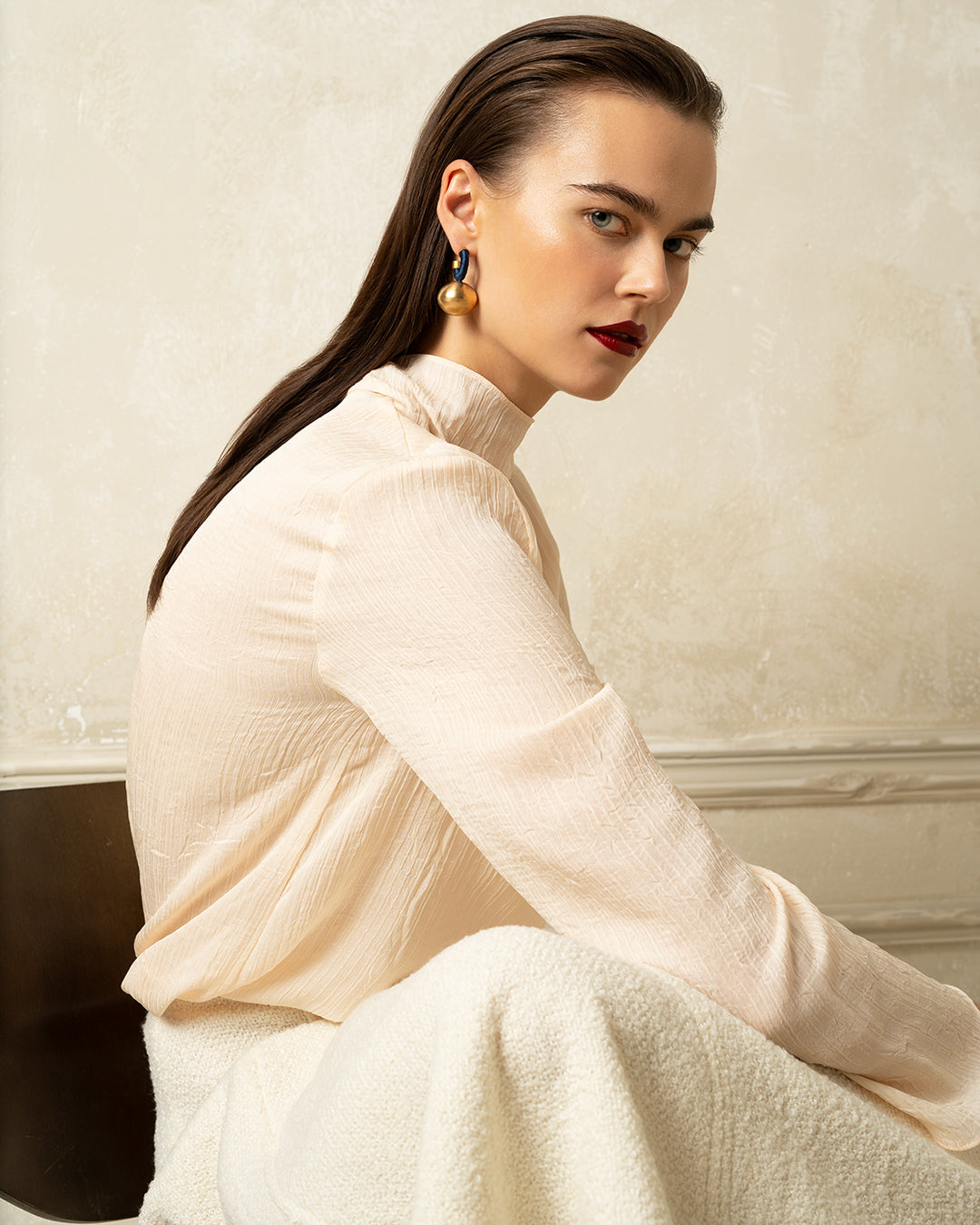 Big Sphera Hoops | Blue