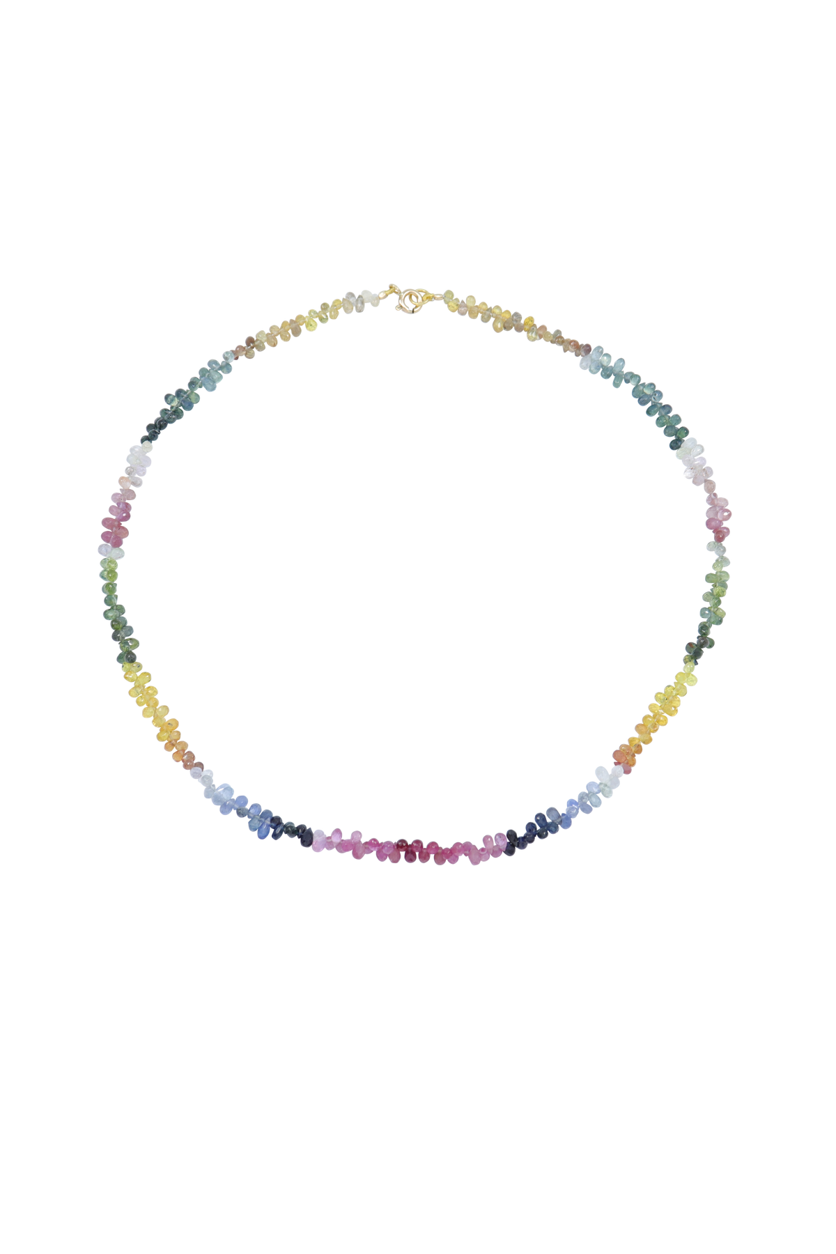 Sapphire Necklace in Rainbow hues