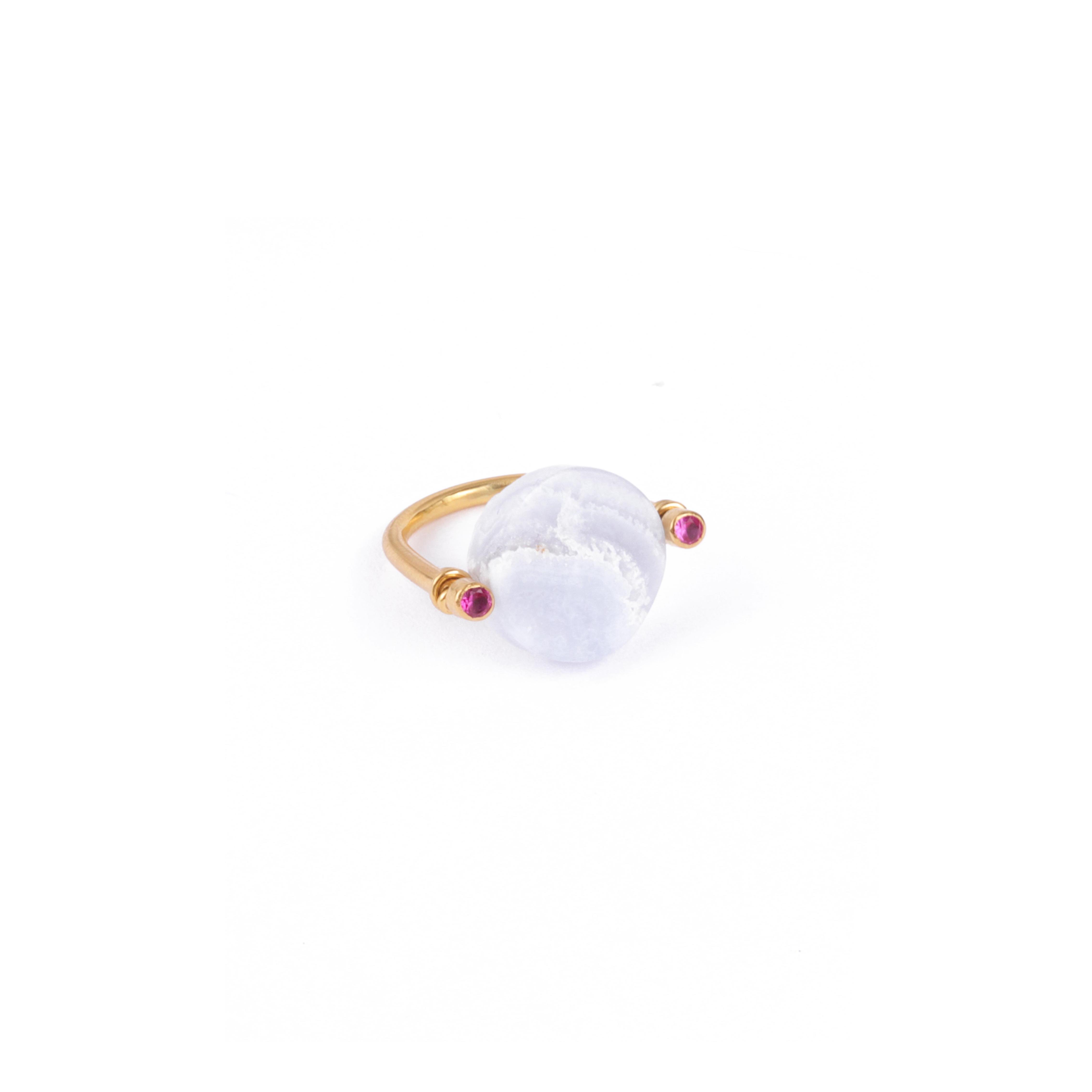 Chalcedony Seal Ring
